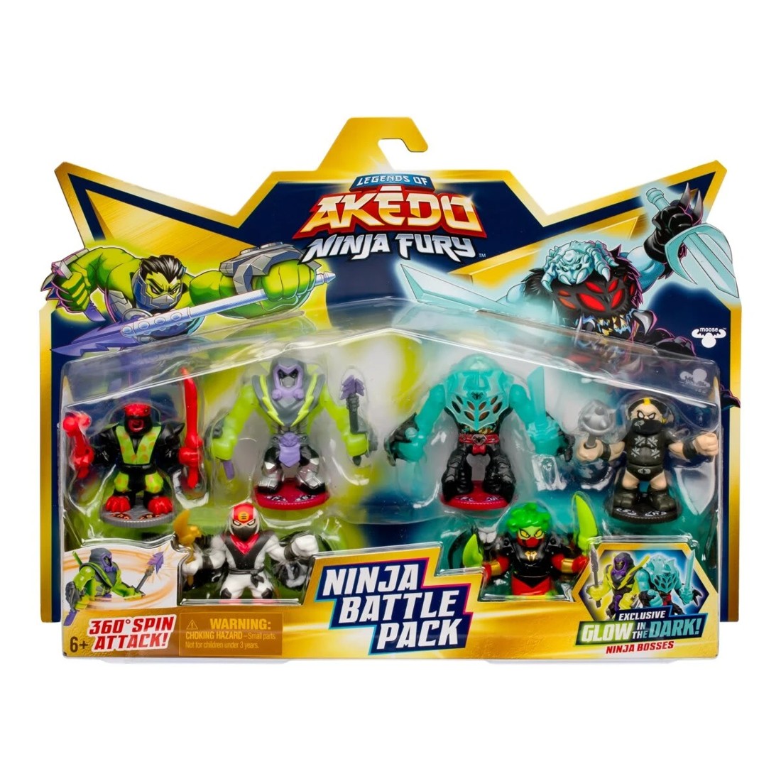 1 Legends of Akedo Ninja Fury Ninja Battle Pack, 1 of 10