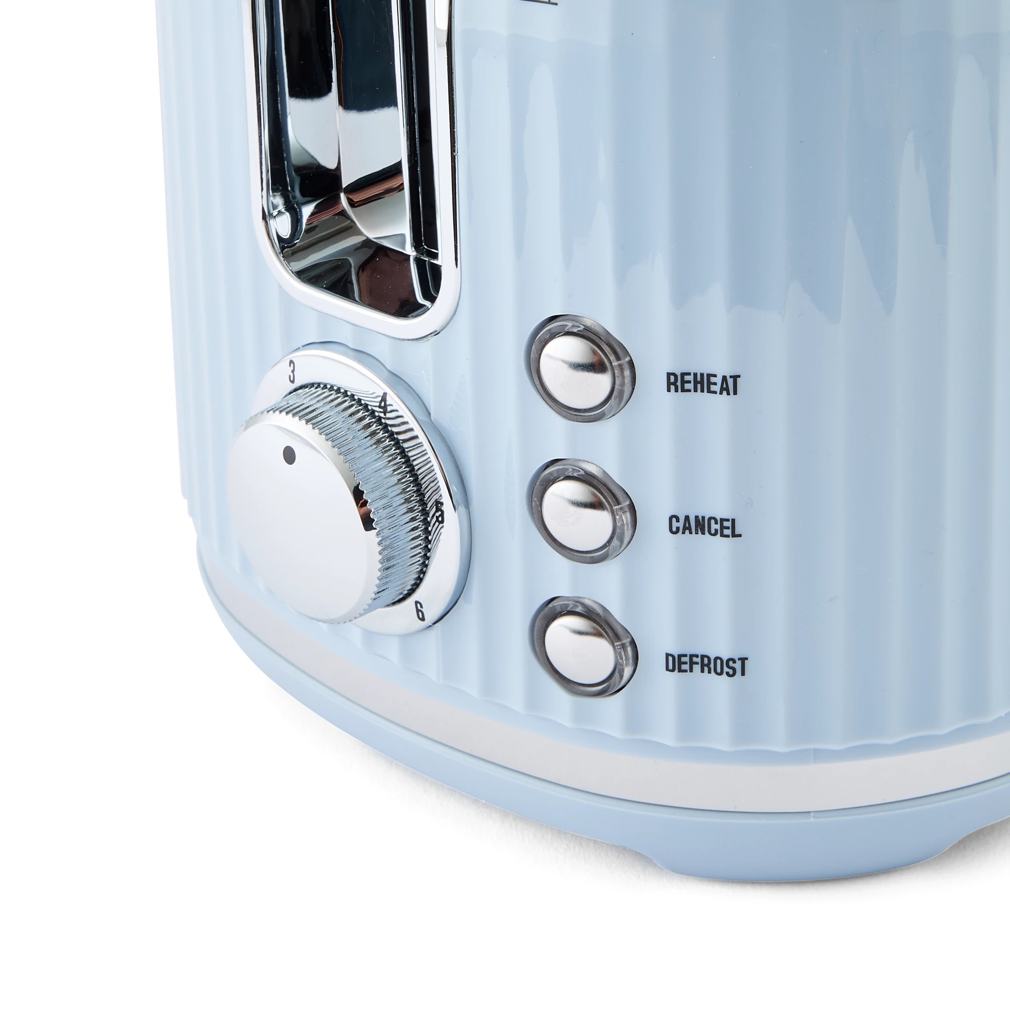 6 2 Slice Retro Toaster - Blue, 6 of 8