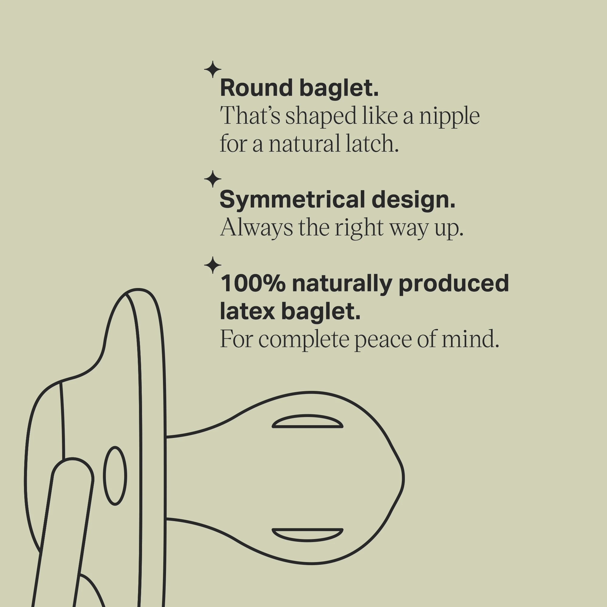 3 2 Pack Tommee Tippee Natural Latex Cherry Soothers - Pink and Blue, 3 of 10