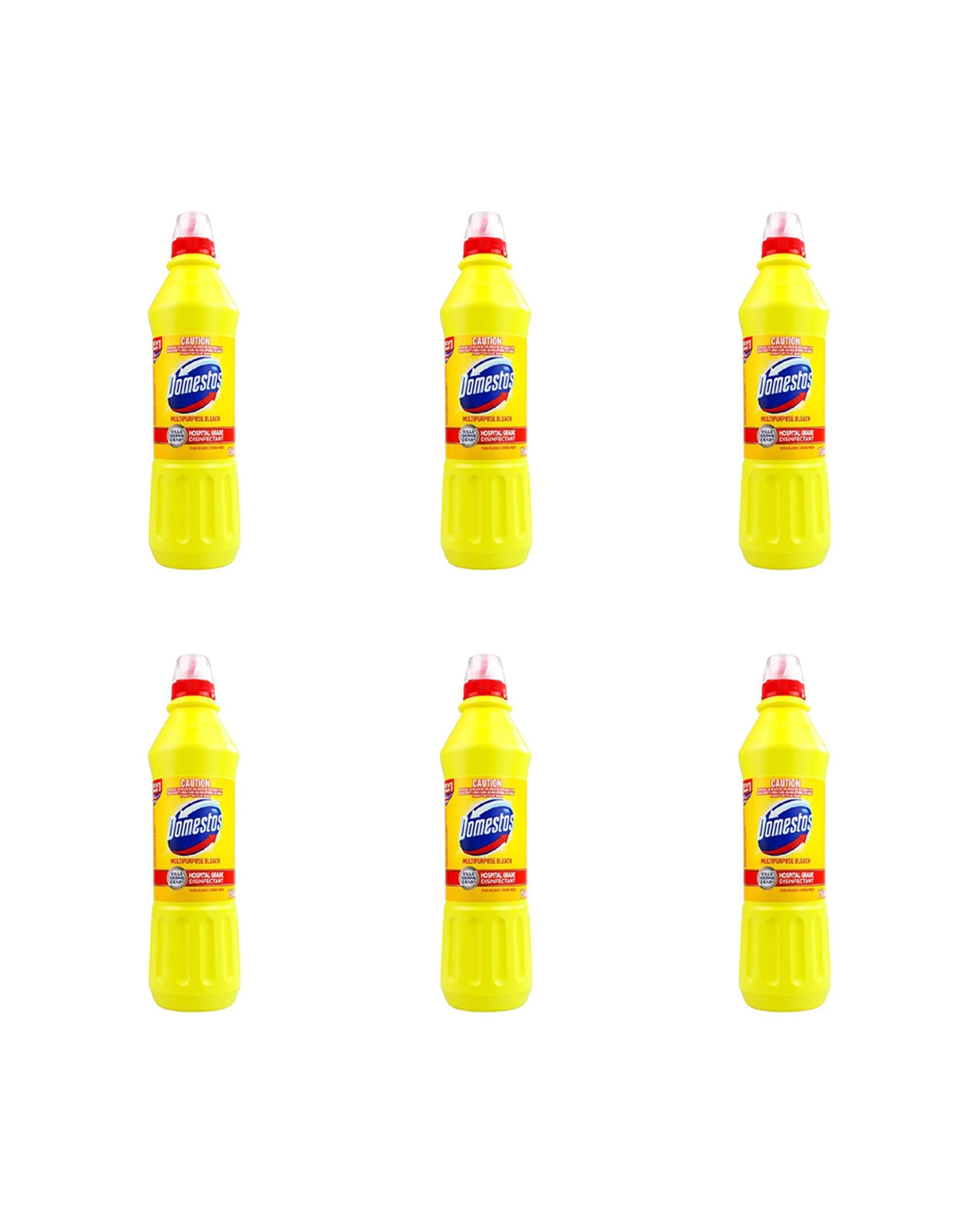 1 Domestos Multipurpose Bleach Cleaner Citrus Fresh 6 Pack 750ml - Yellow, 1 of 3