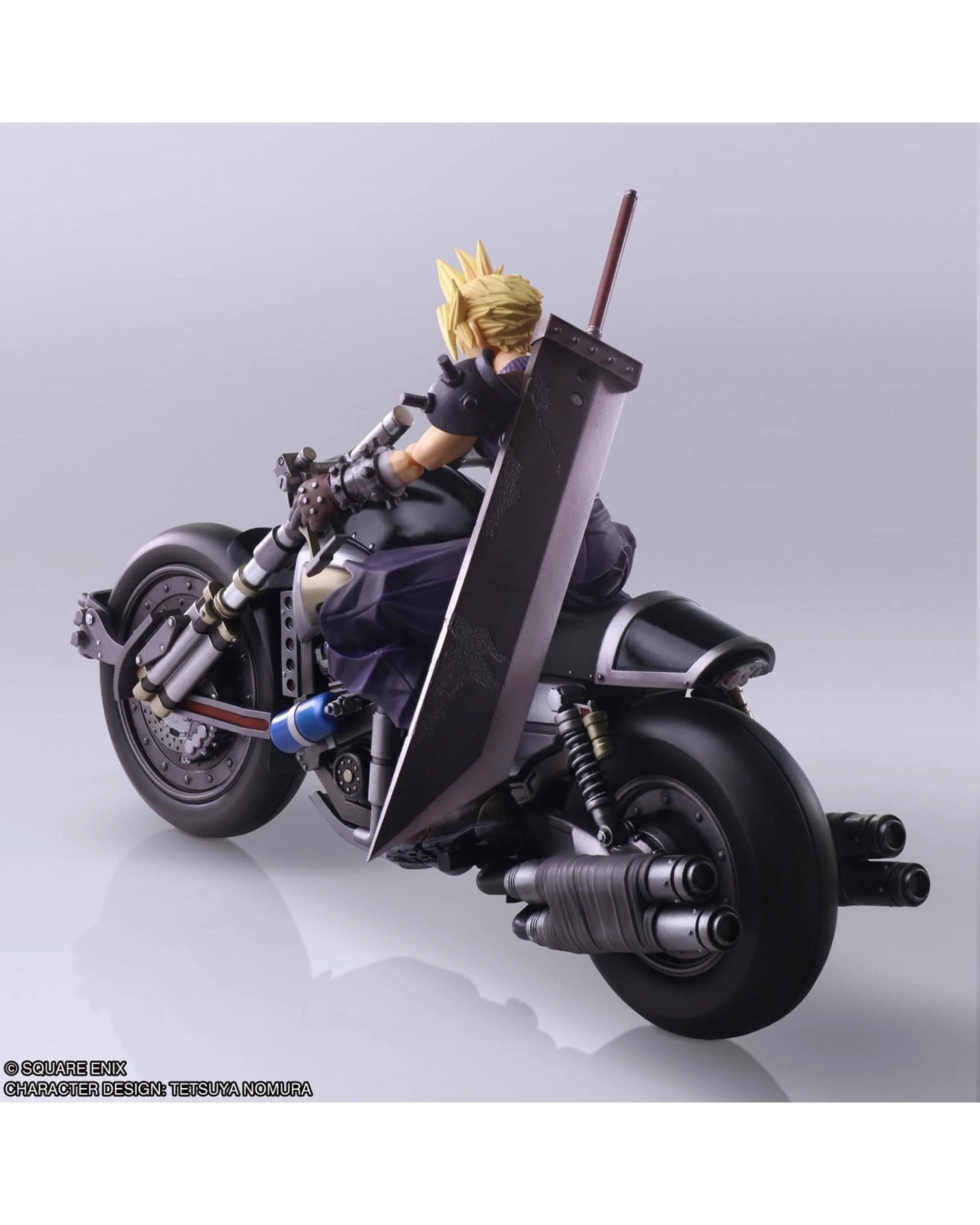 3 Final Fantasy VII Cloud Strofe and Hardy-Daytona Bring Arts Action Figure, 3 of 8