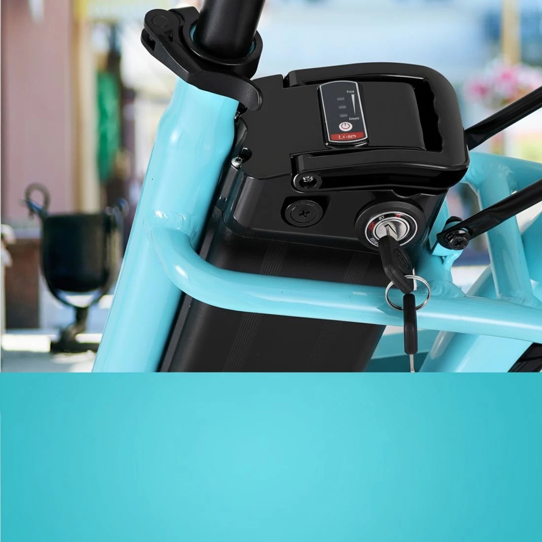 4 Everfit 26" Electric Bike City Bicycle eBike e-Bike Commuter w/ Battery - Blue, 4 of 6