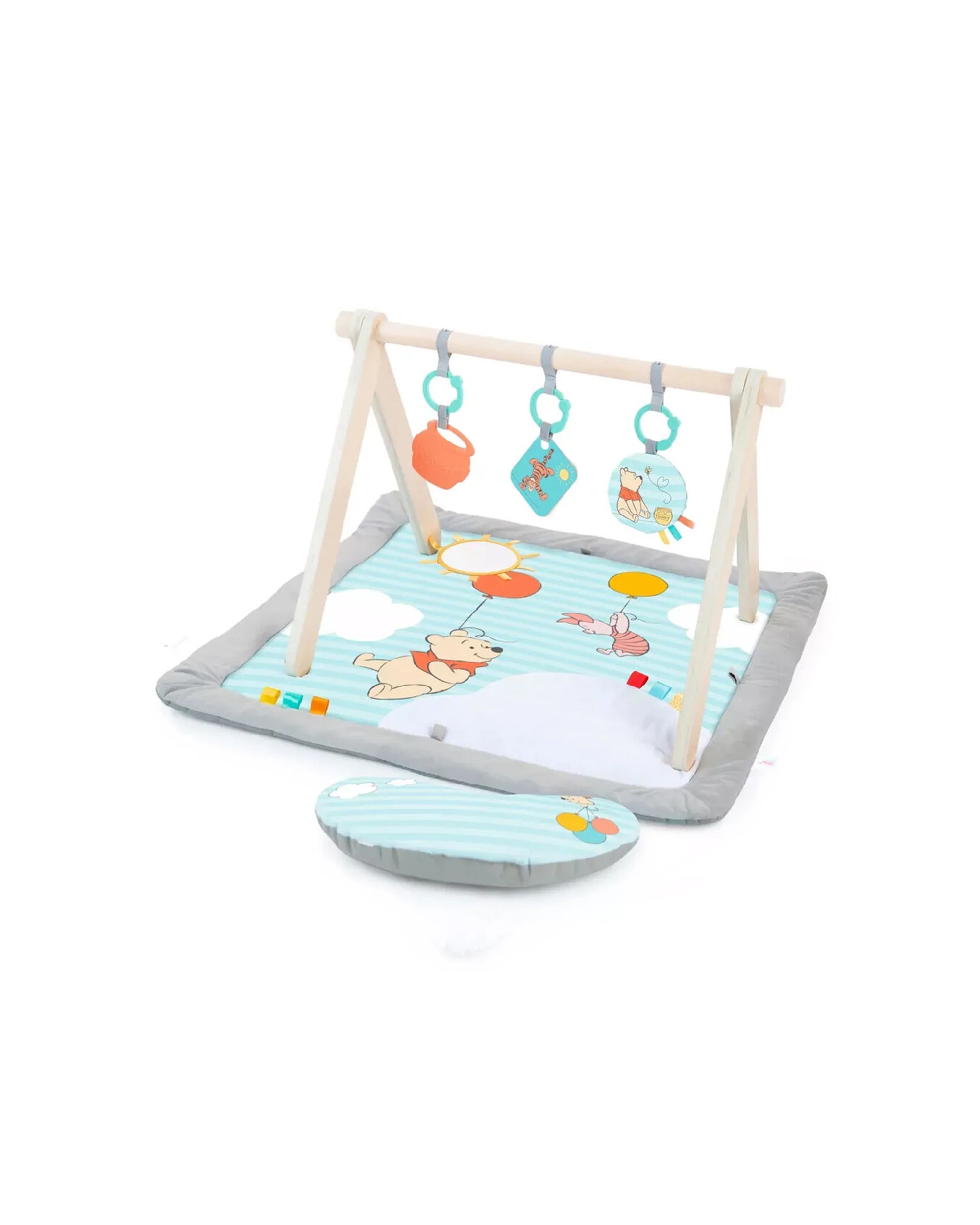 1 Bright Starts Once Upon a Tummy Time Activity Gym Winnie The Pooh 0-12m - Multi, 1 of 8