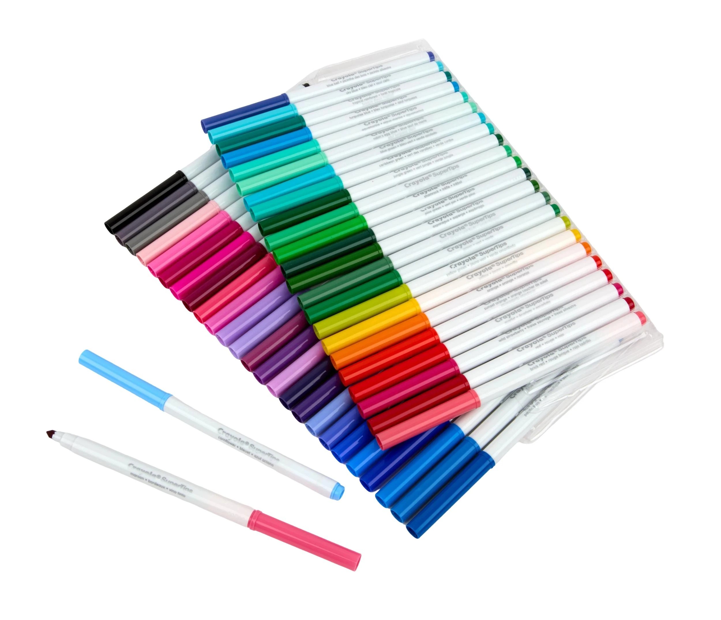 4 Crayola 50 Pack World's Favourite Colours Washable Supertips - Multi, 4 of 4