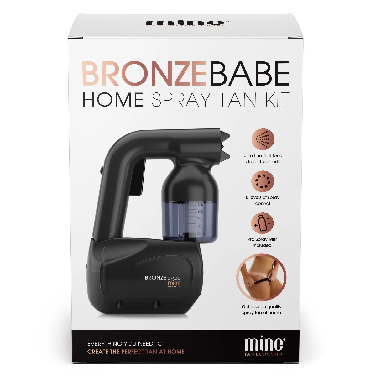 1 MineTan Bronze Babe Home Spray Tan Kit, 1 of 8