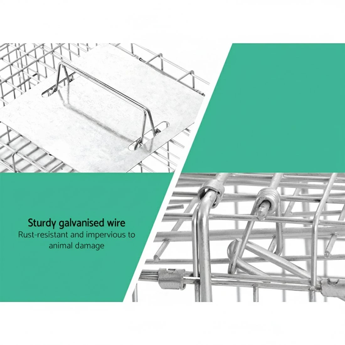 4 Gardeon Animal Trap Cage Possum 66x23cm - No Color, 4 of 5