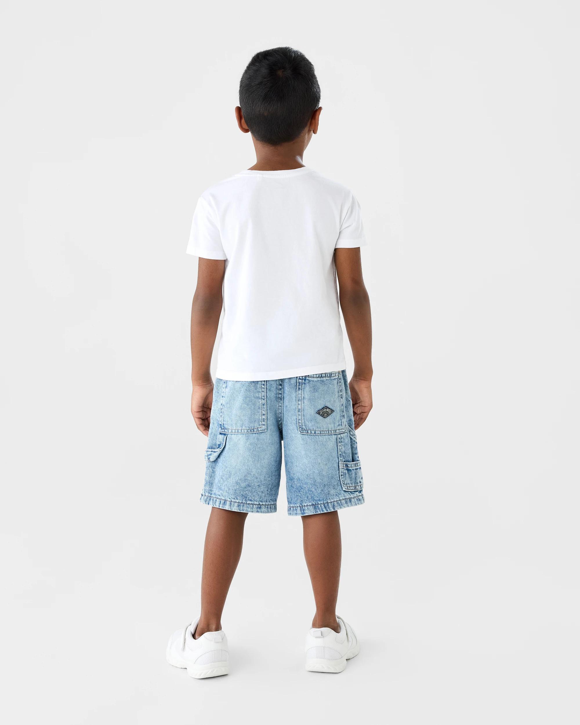 8 Denim Jorts Light Wash, 8 of 8