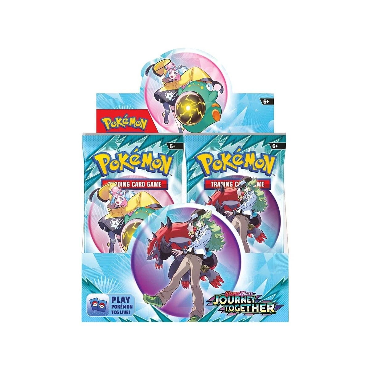 2 Pokemon Trading Card Game: Scarlet Violet Journey Together Booster Pack, 2 of 8