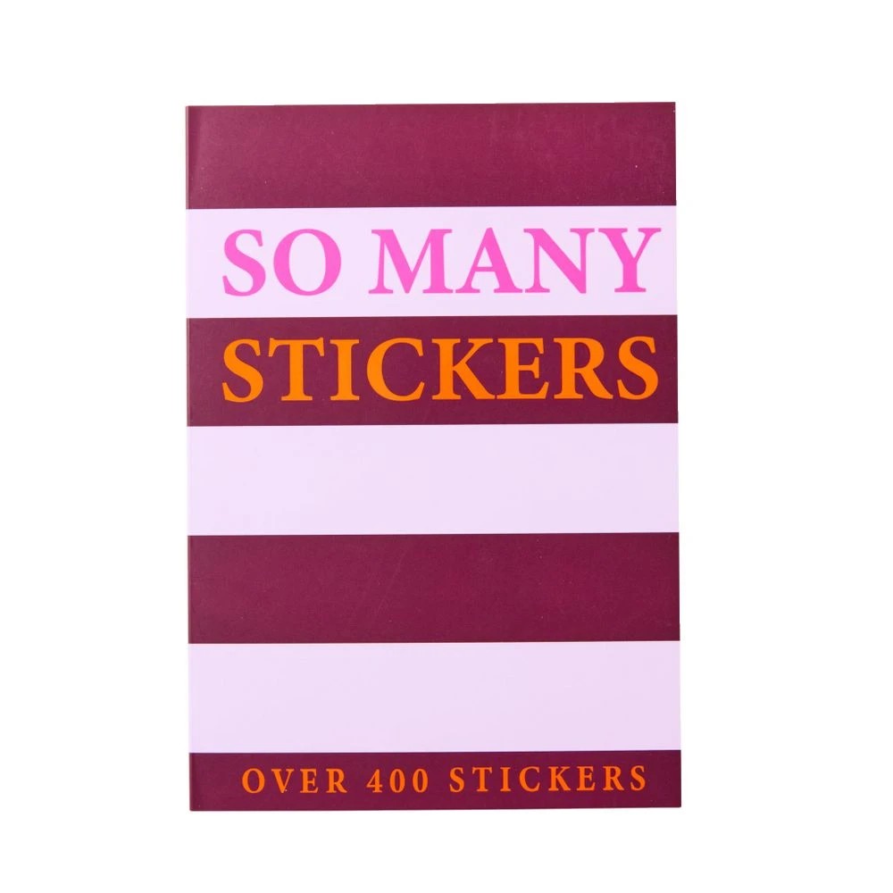 1 Officeworks Raspberry A5 Sticker Book, 1 of 3