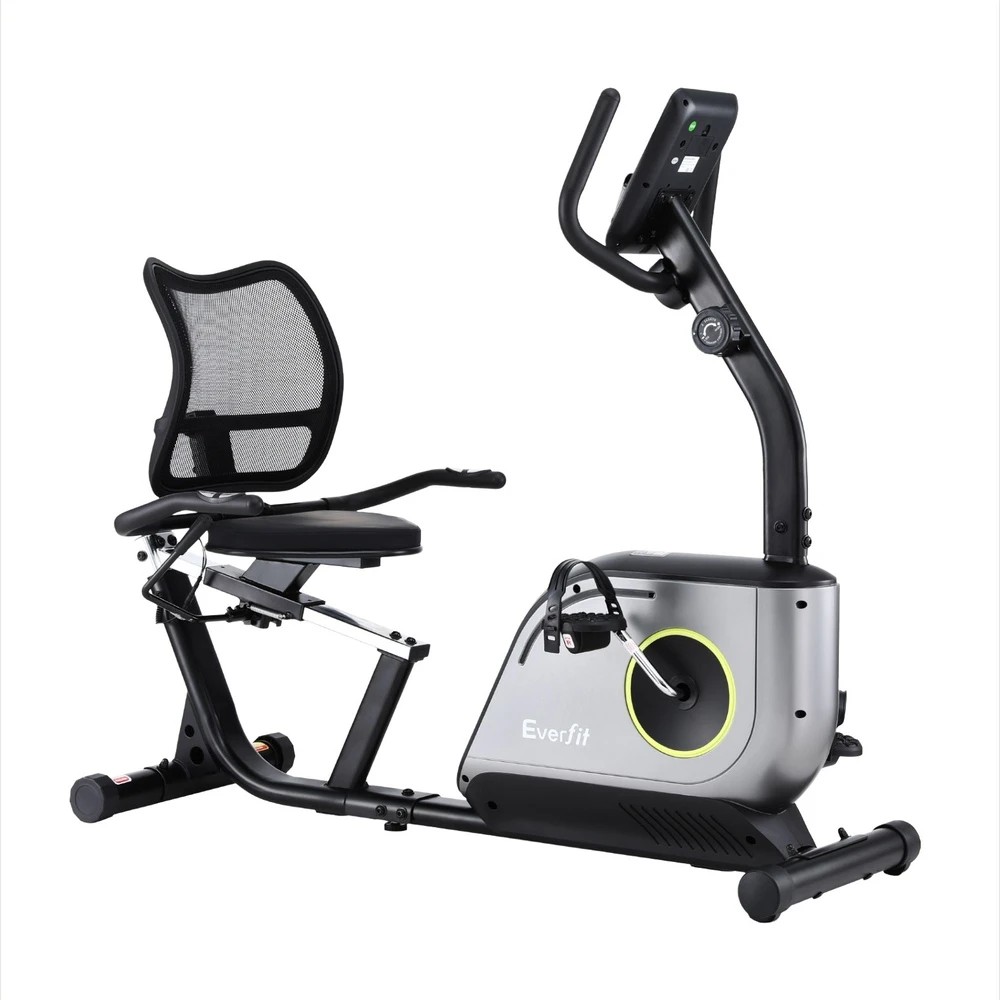 1 Everfit Recumbent Exercise Bike Magnetic Cycling Mesh Chair 120kg - Multi, 1 of 6