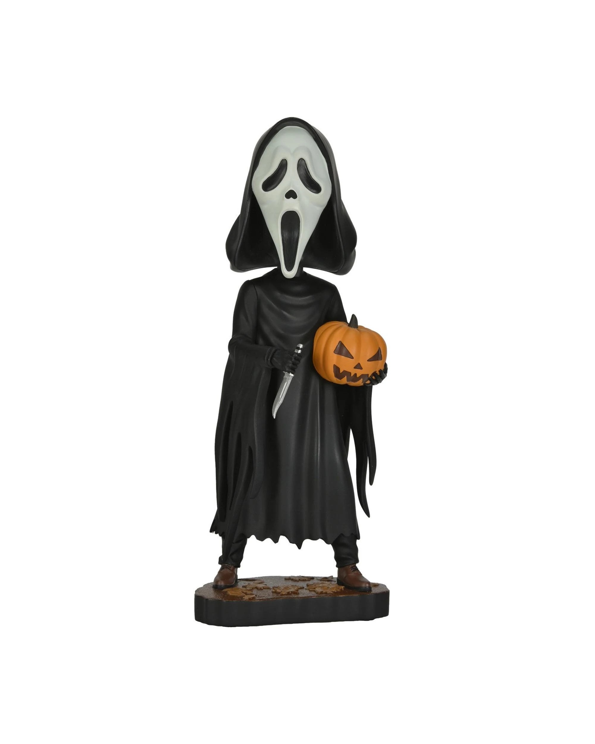 1 NECA Scream Ghost Face with Pumpkin Head Knocker Figure, 1 of 4