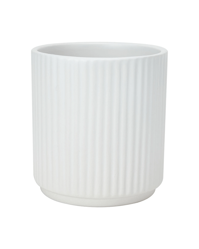 White Linear Pot S