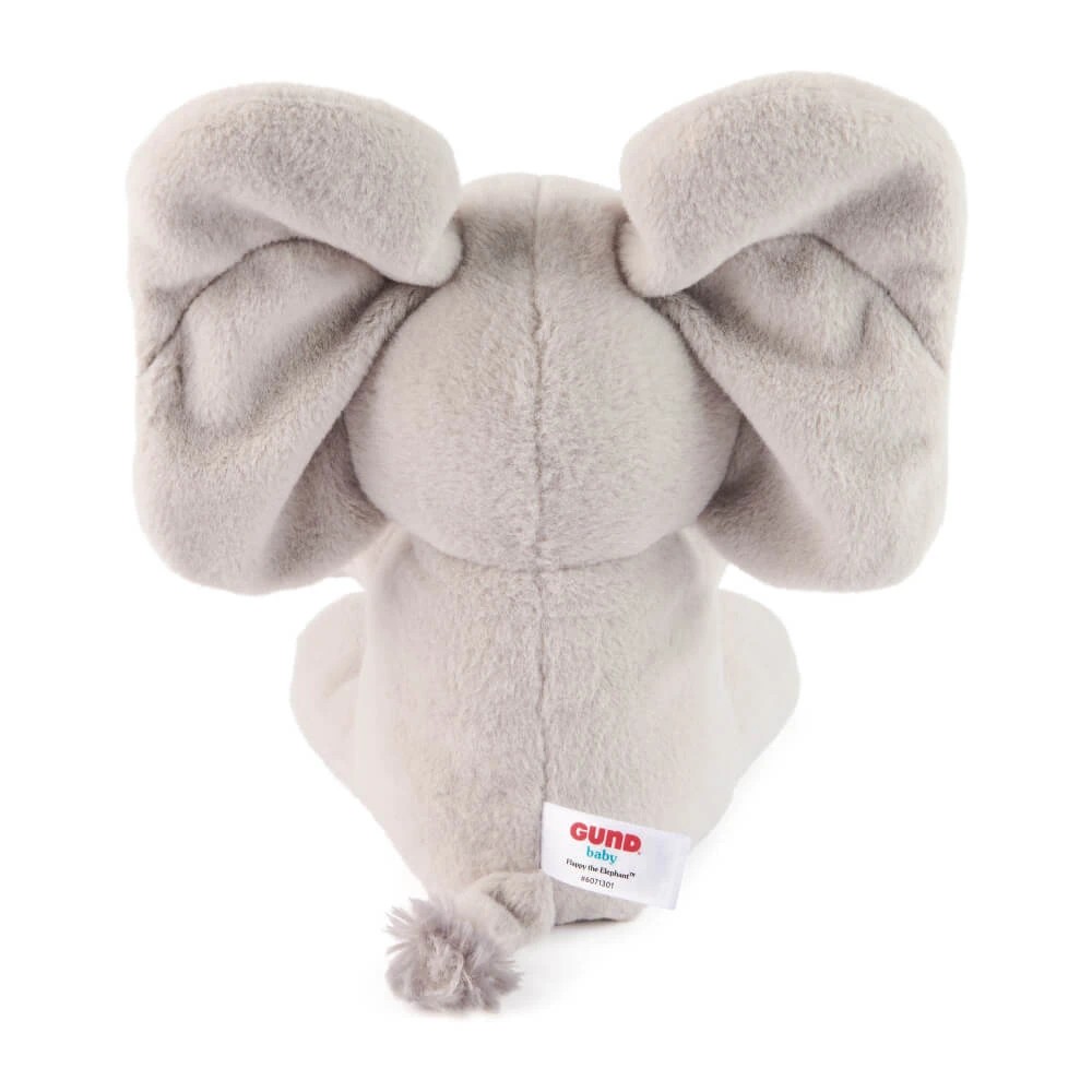 6 GUND - Flappy Elephant Handheld Peek-a-Boo Plush - 6 months+ - Beige, 6 of 7