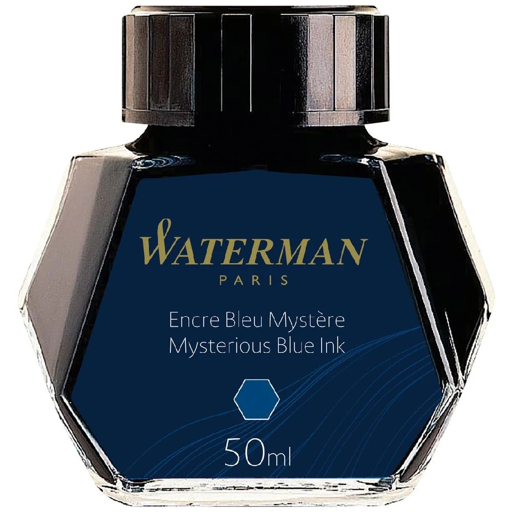 1 Waterman Bottled Ink Mysterious Blue 50 mL, 1 of 4