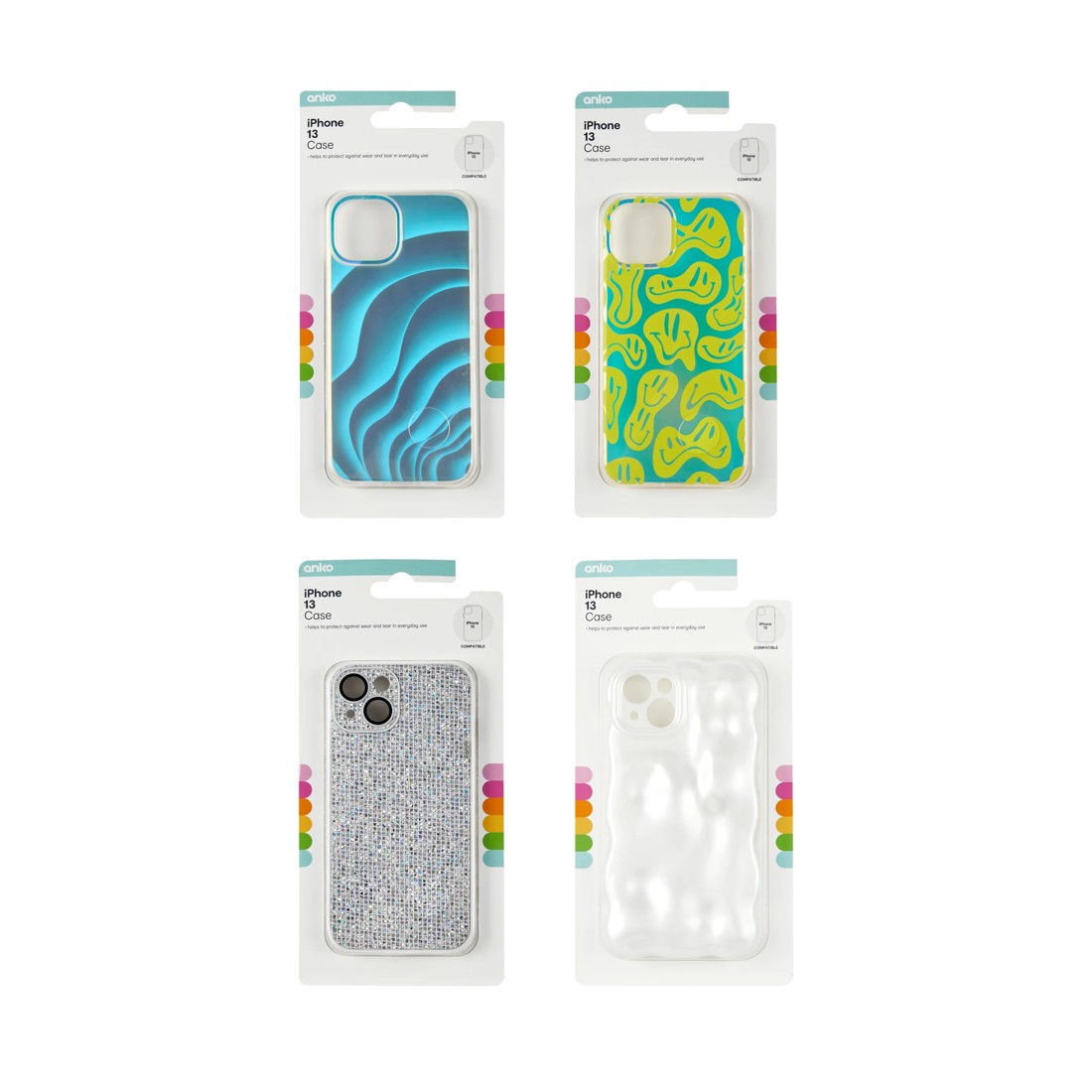 6 iPhone 13 Case - Assorted, 6 of 6
