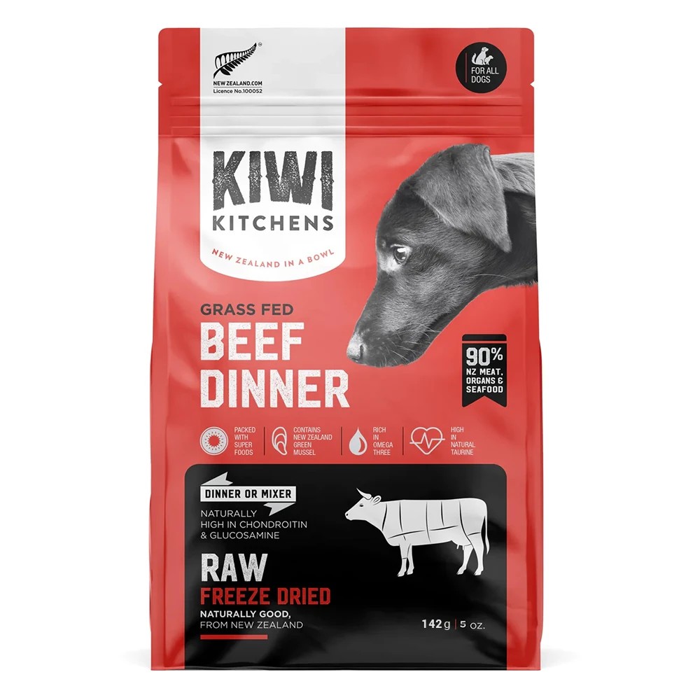 1 Kiwi Kitchens Freeze-dried Dog Food Beef Dinner 142 Gm, 1 of 1