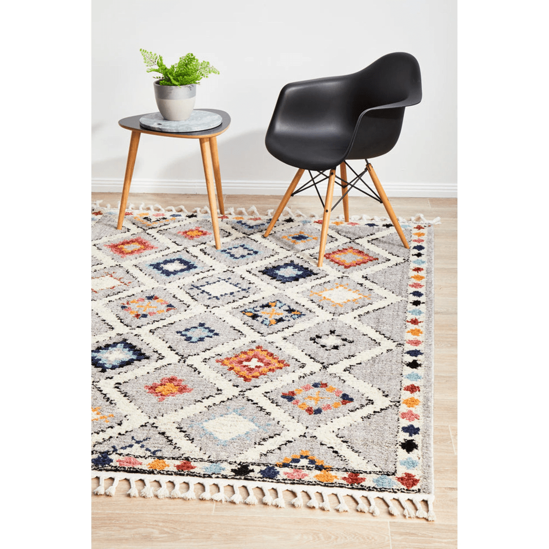 4 Rug Culture Marrakesh 555 Grey — 20 mm Polypropylene Power-loomed Rug (Made in Turkey) - Grey, 4 of 9