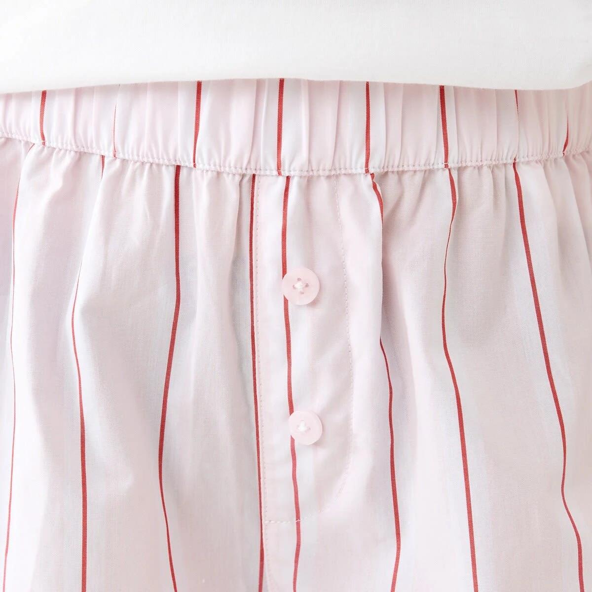 5 T-shirt and Woven Pants Pyjama Set Pnk Strp, 5 of 7