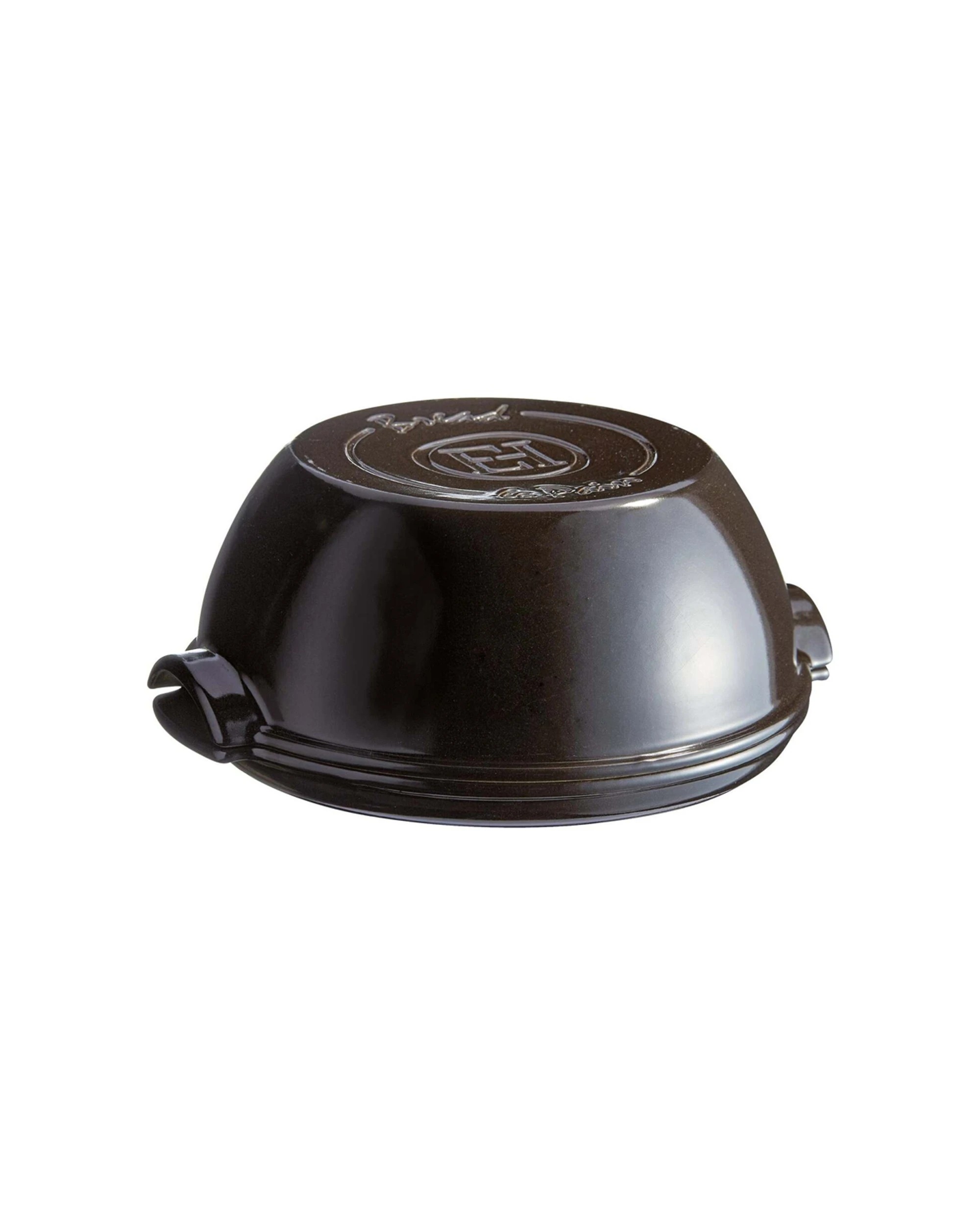 1 Emile Henry 32.5cm Ceramic Round Bread Baker Dish W/ Lid Oven Baking Charcoal
 - Charcoal, 1 of 9