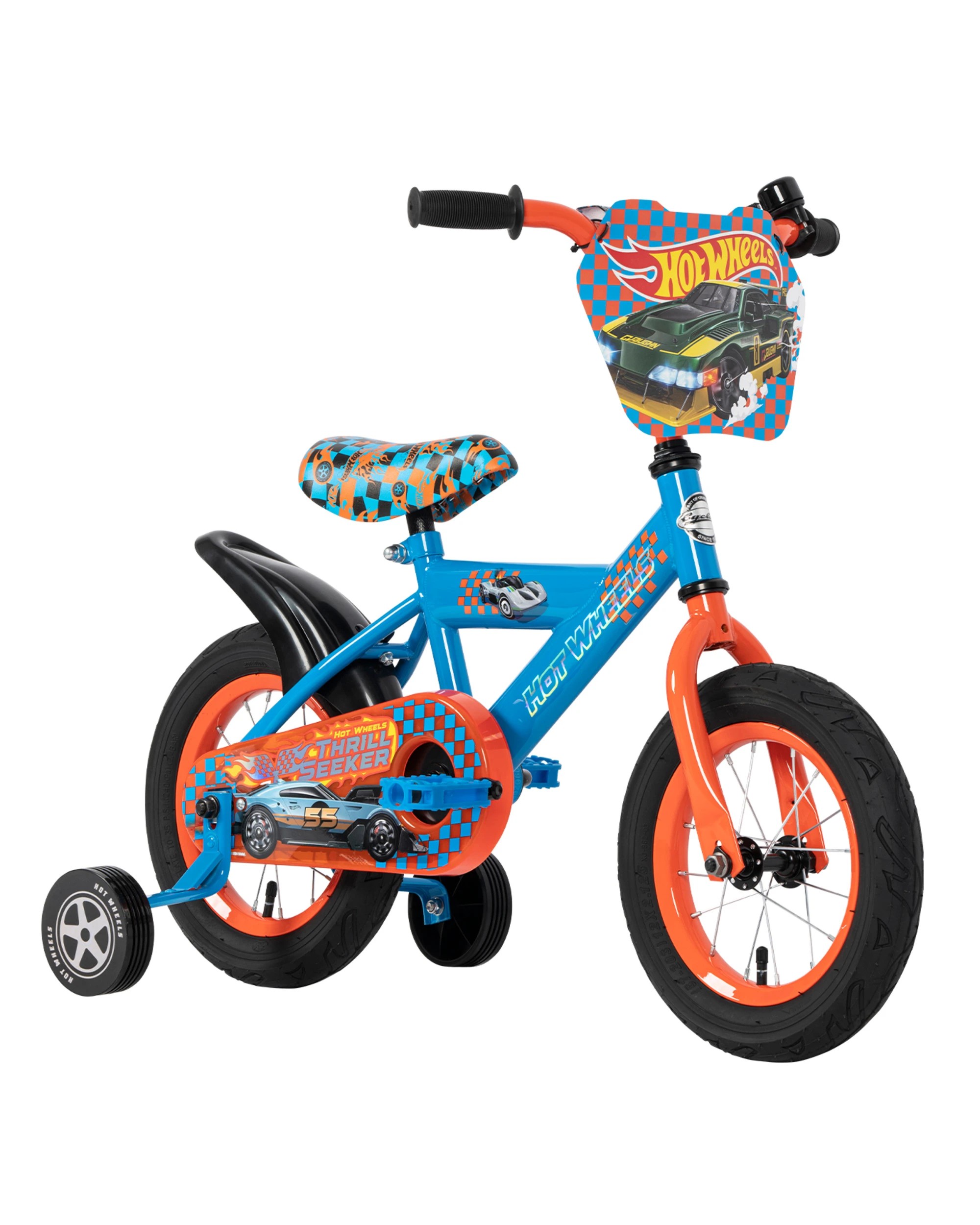 1 Hot Wheels 30cm Kids Bike - Blue, 1 of 1