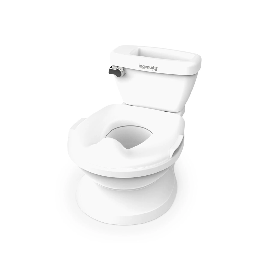 1 Ingenuity My Size Potty Pro Toddler Toilet Training Flushing Sounds 18-60m - White, 1 of 6