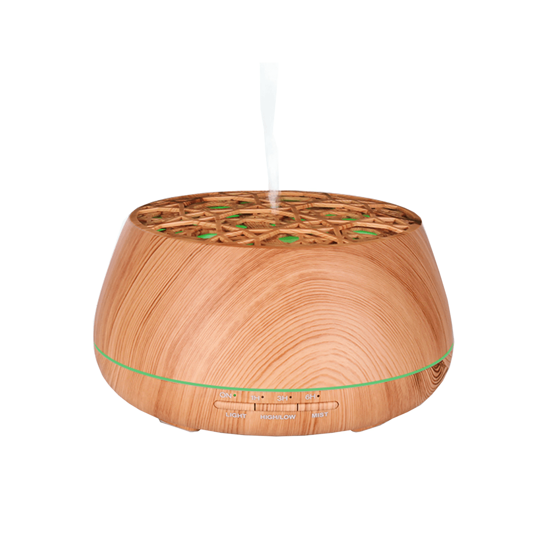 1 TODO 400Ml Bluetooth Humidifier Aromatherapy Diffuser Ultrasonic Led Speaker Dome - Woodgrain, 1 of 2