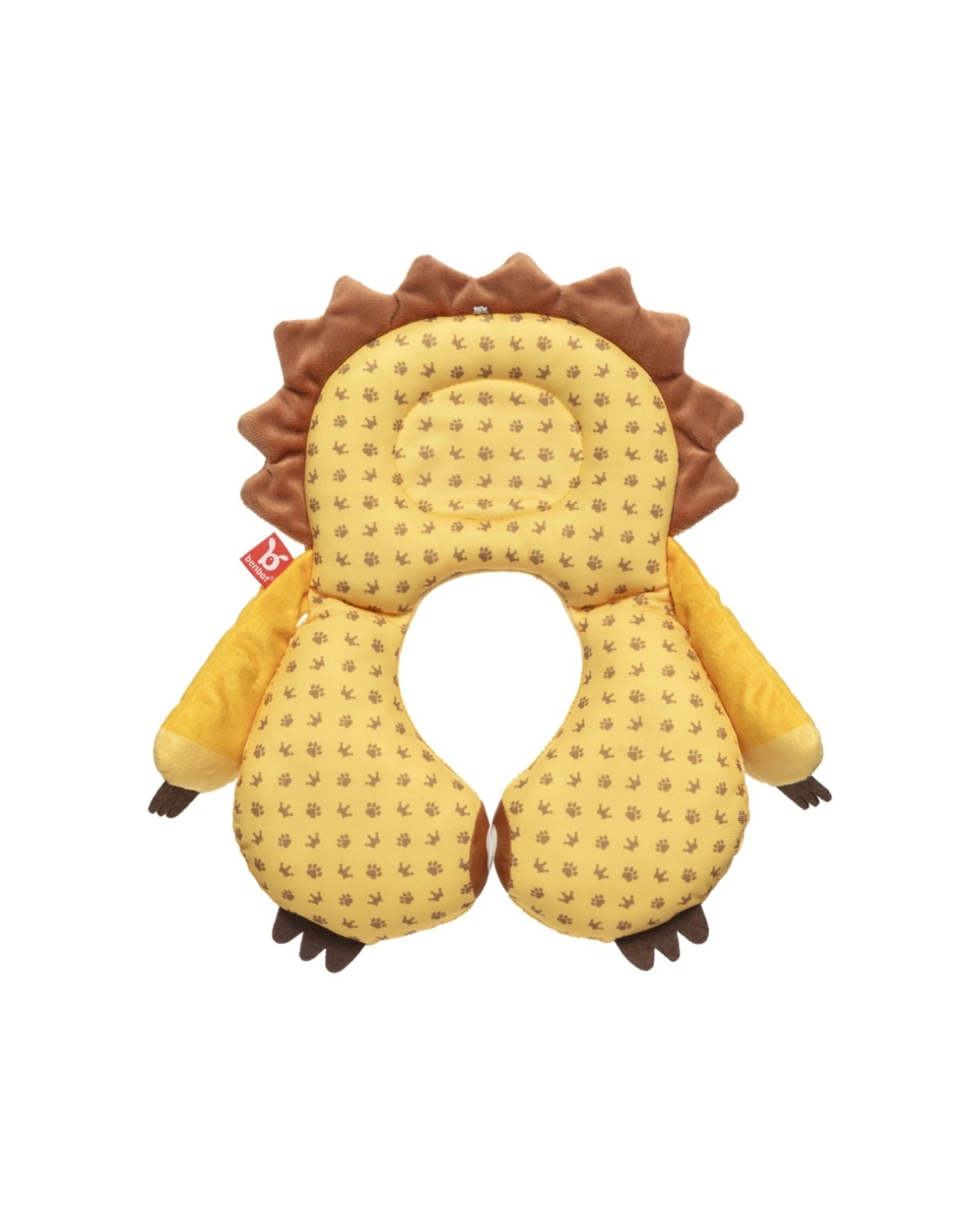 3 BenBat Travel Toy Neck Pillow For Toddler Kids Car Accessory Amadeus Lion, 3 of 3