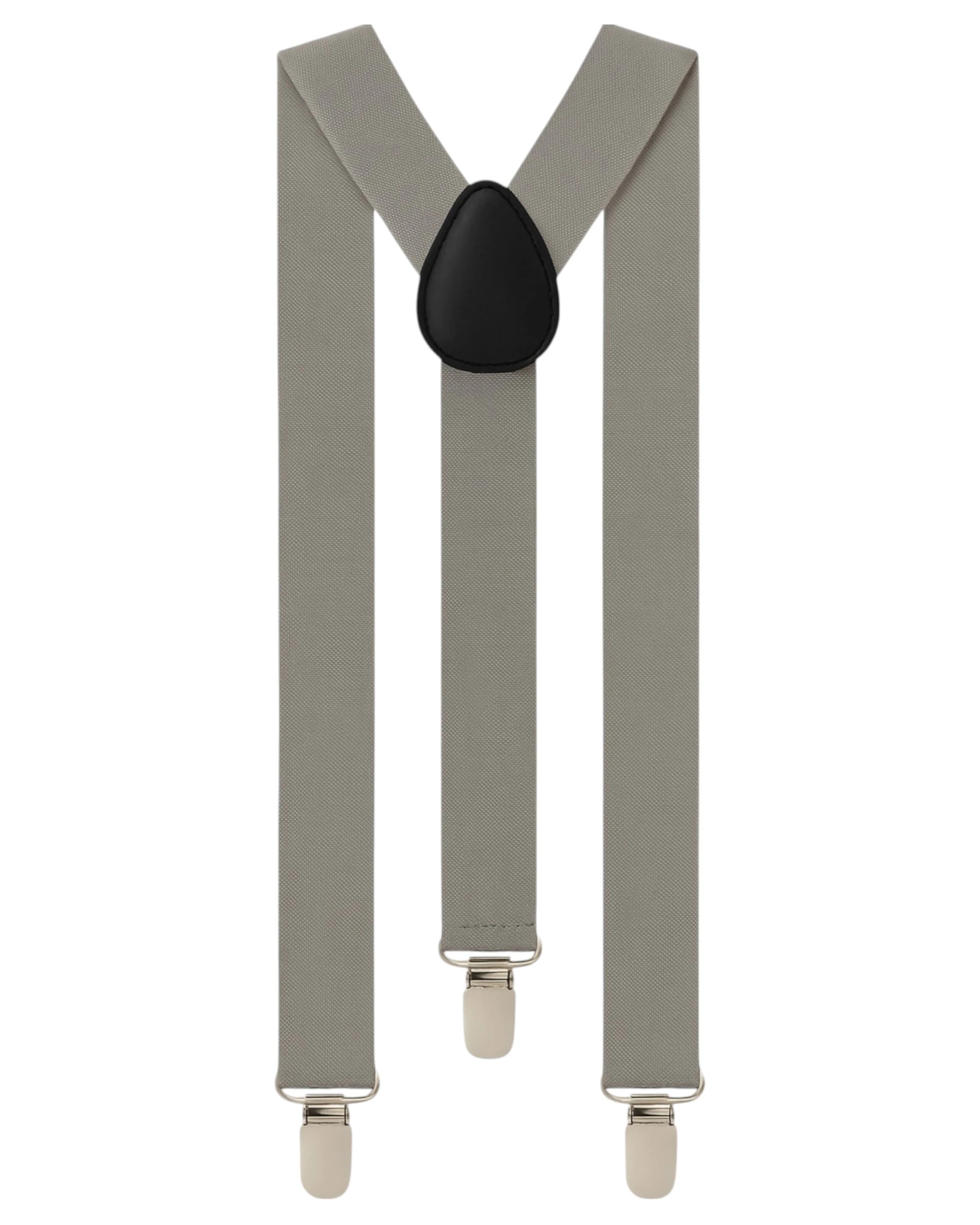 1 Zasel Mens Adjustable Extra Long 138cm Suspenders - Grey - Grey, 1 of 3
