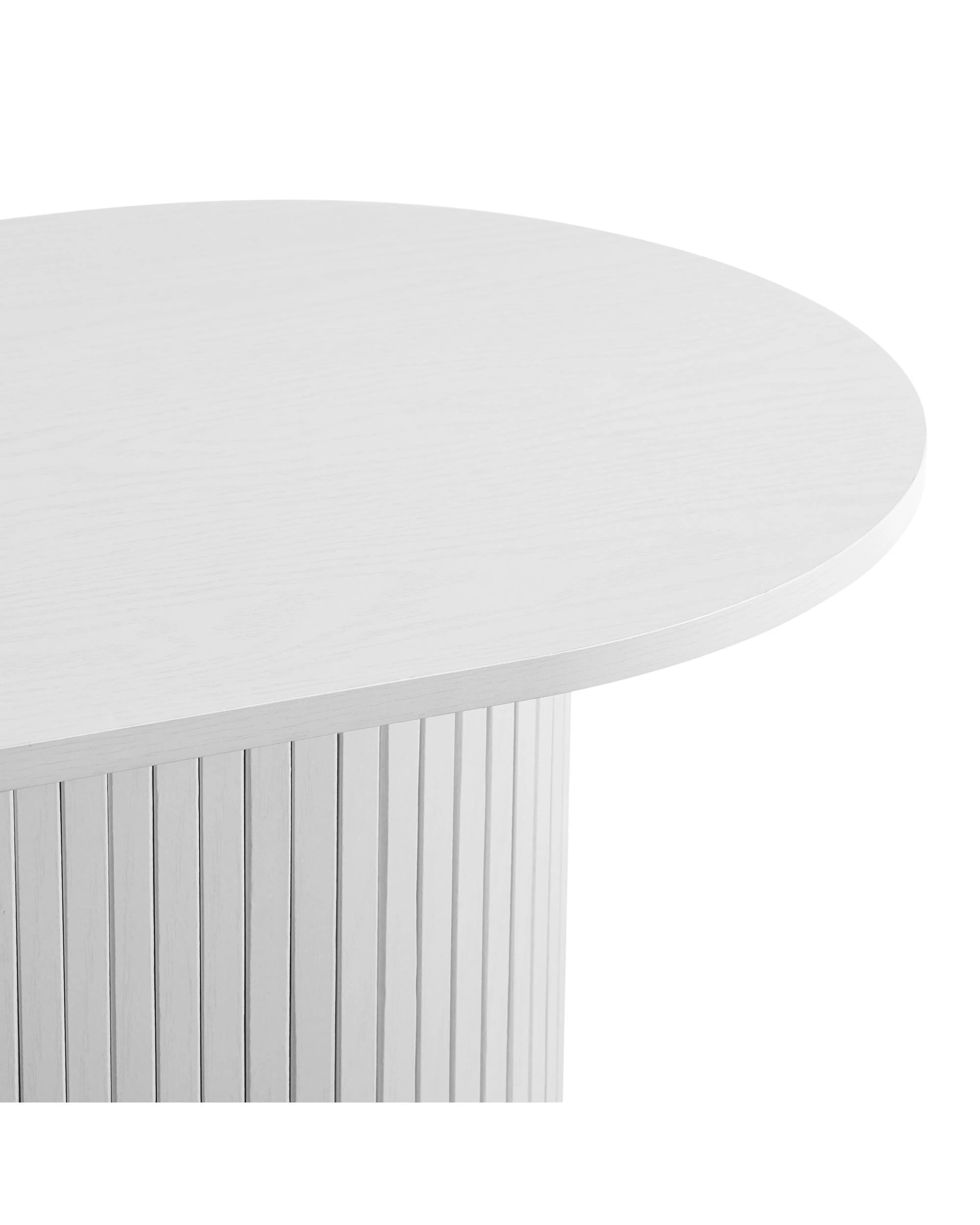 5 Kodu Coffee Table Oval 80cm - White, 5 of 7