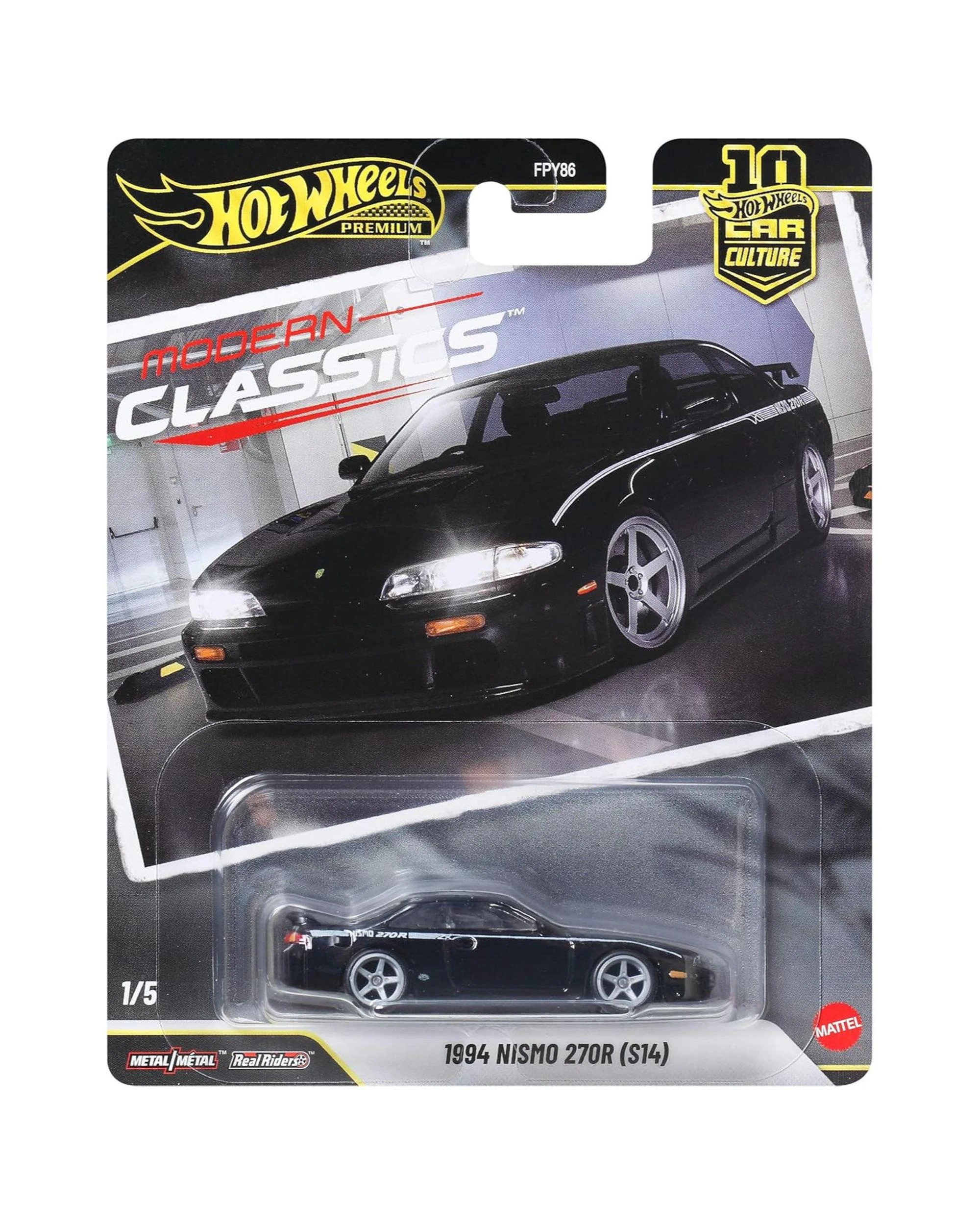 1 Hot Wheels Premium Car Culture Modern Classics 1994 NISMO 270R - S14 -  Diecast Vehicle, 1 of 6