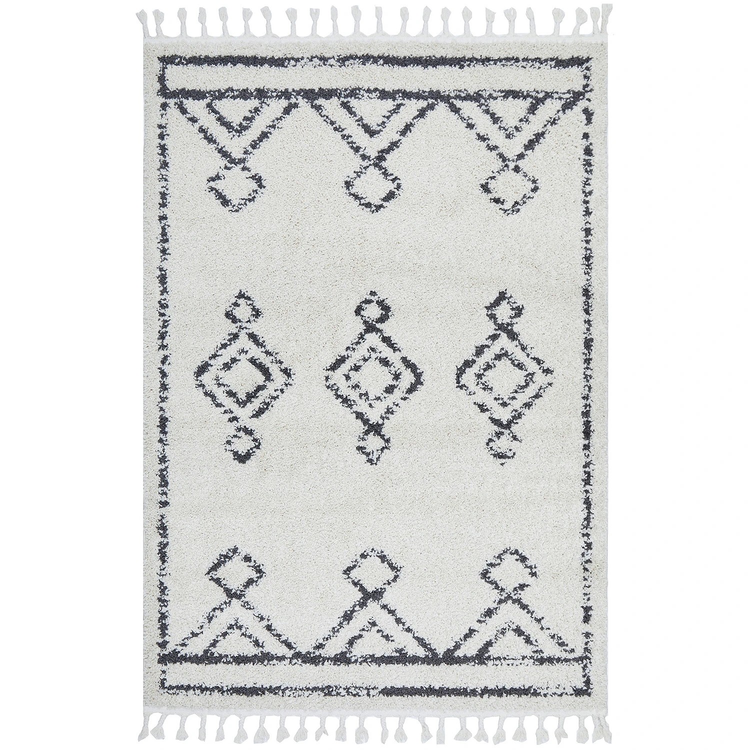2 Common Ground Rugs Tangier Temara 170x120cm - Small Power Loomed Pet Friendly Floor Rug - Natural, 2 of 7