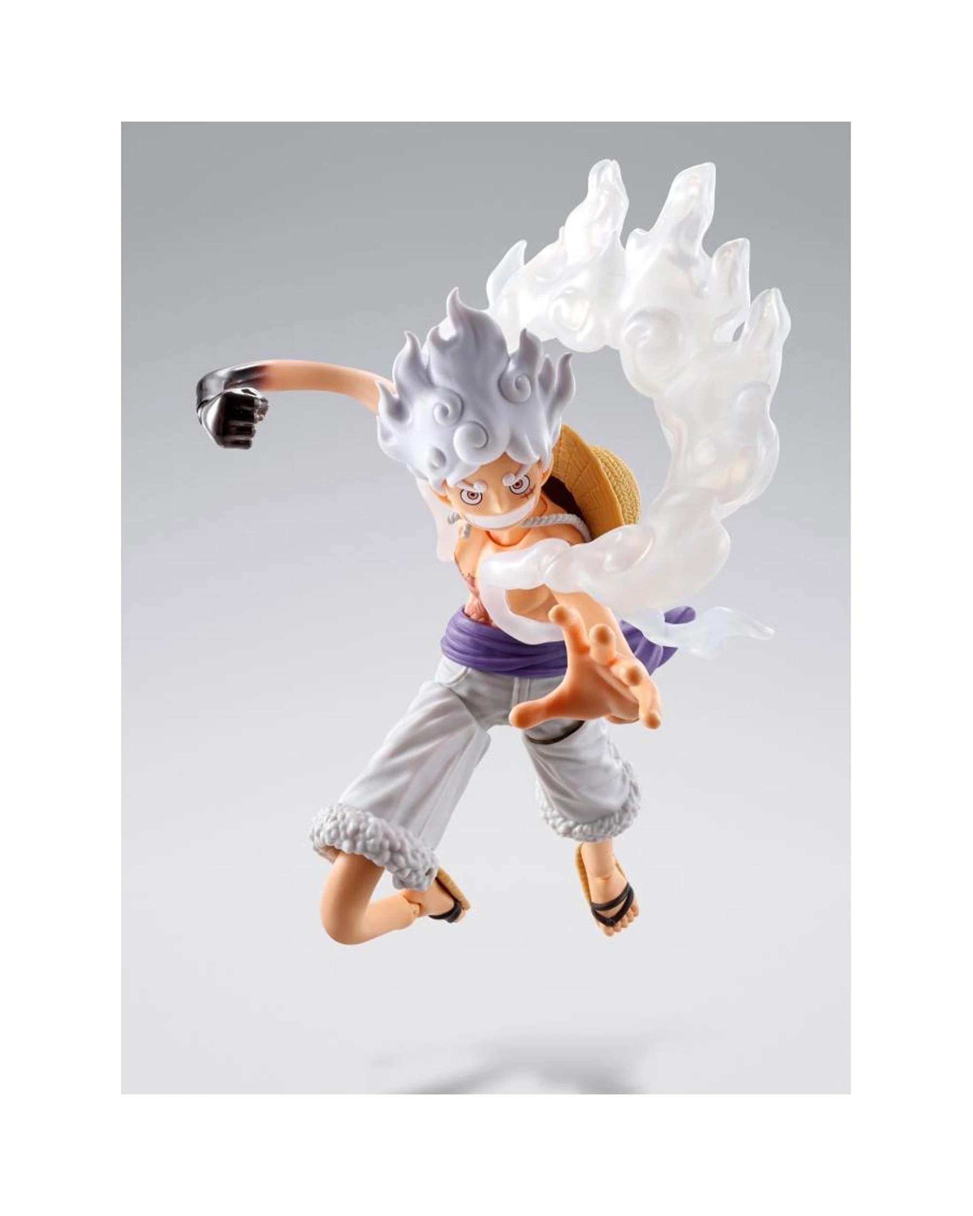 2 Tamashii Nations S.H.Figurarts One Piece Monkey D Luffy Gear 5 Future Island Egghead Figure, 2 of 9