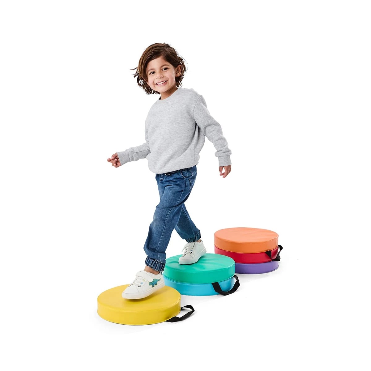 1 6 Pack Soft Play Round Mats, 1 of 10