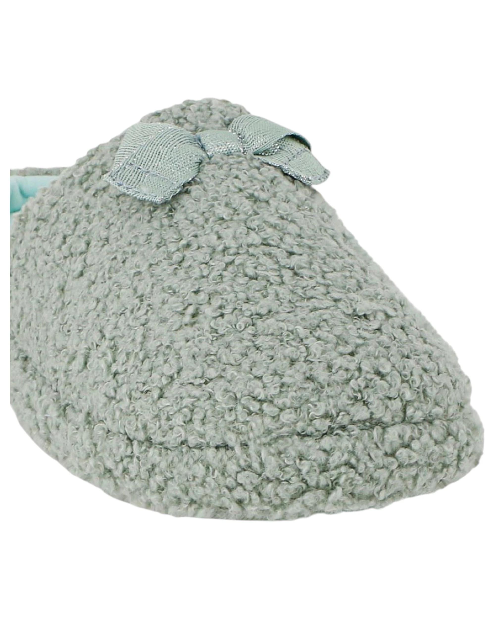 2 Grosby Womens Snugg Comfortable Home Slippers Sage SAGE, 2 of 3