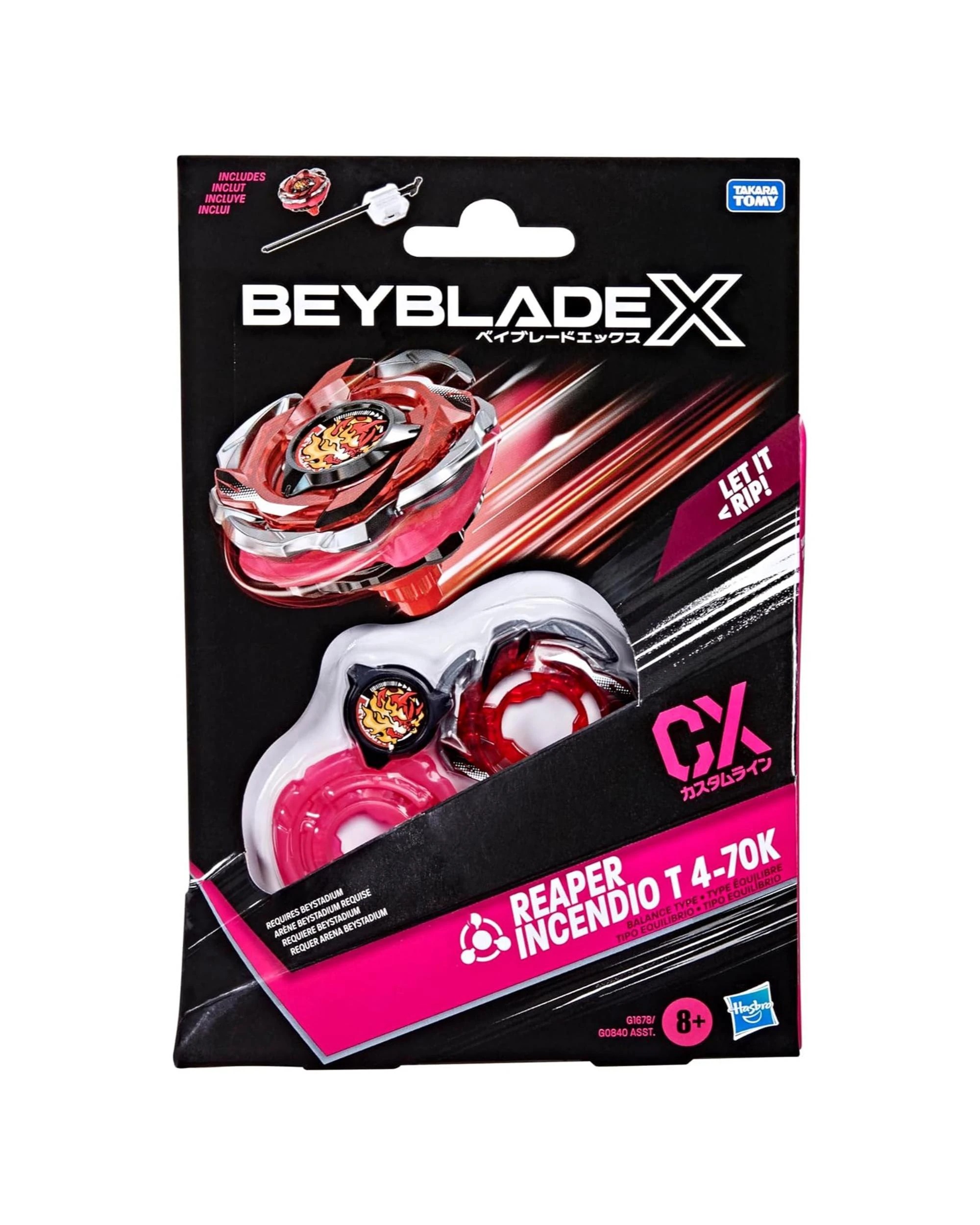3 Beyblade X Reaper Incendio Y 4-70K Starter Pack, 3 of 4