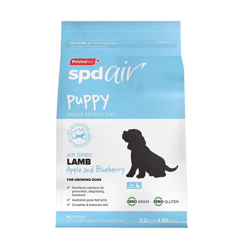1 Prime100 Spd Air Dried Puppy Lamb, Apple & Blueberry 2.2kg, 1 of 1