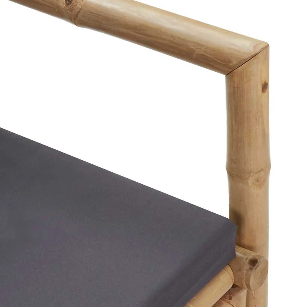 7 vidaXL Garden bench Detachable - Grey, 7 of 8