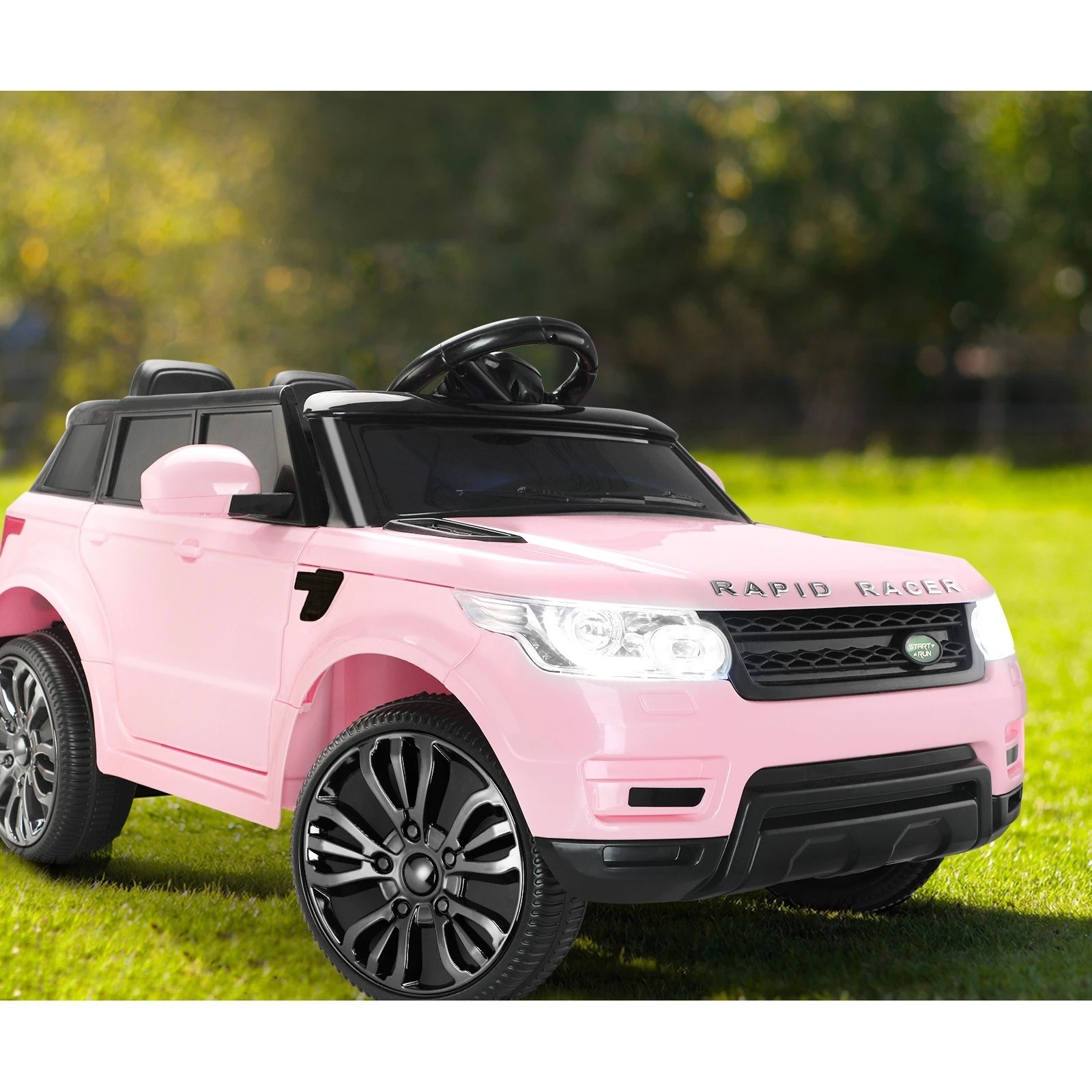 3 Mazam Kids Ride On Car Electric Vehicle Toy Remote Cars Gift Mp3 Led Light 12v
 - Pink, 3 of 10