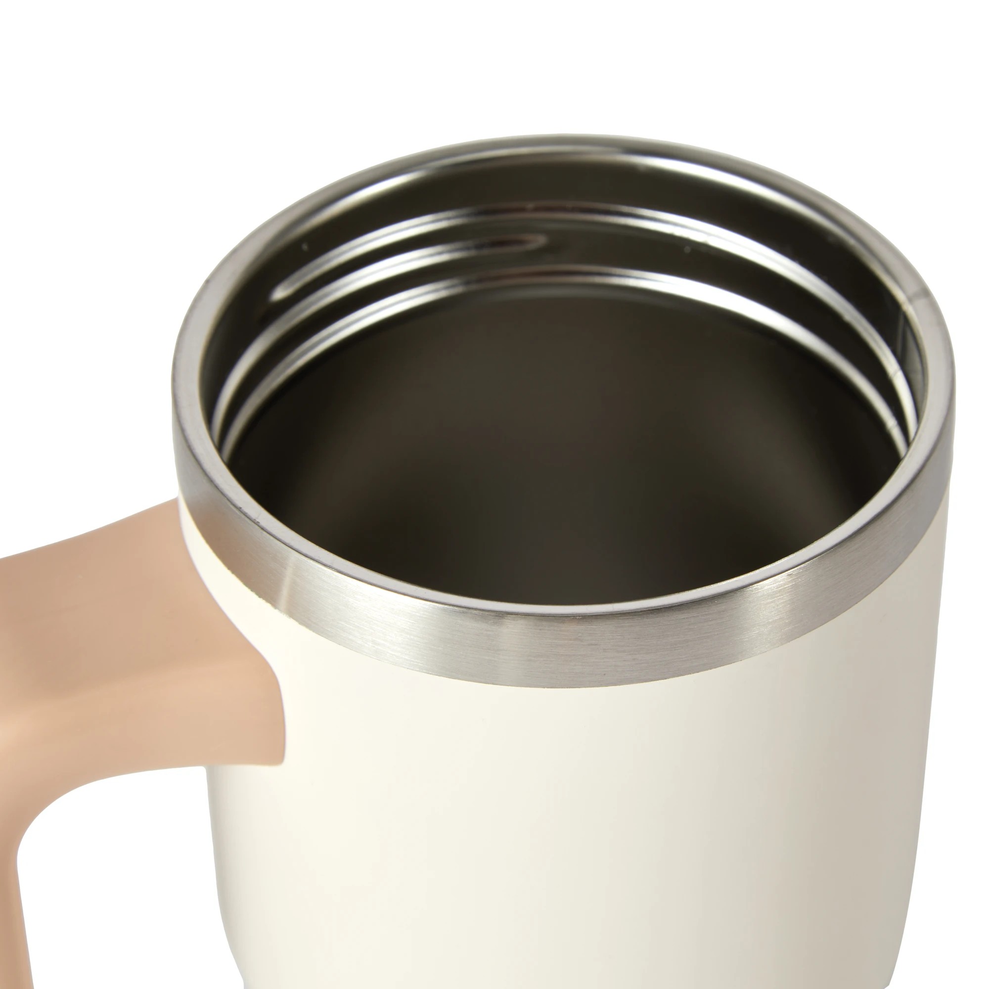 6 600ml Cream Tumbler with Handle, 6 of 8