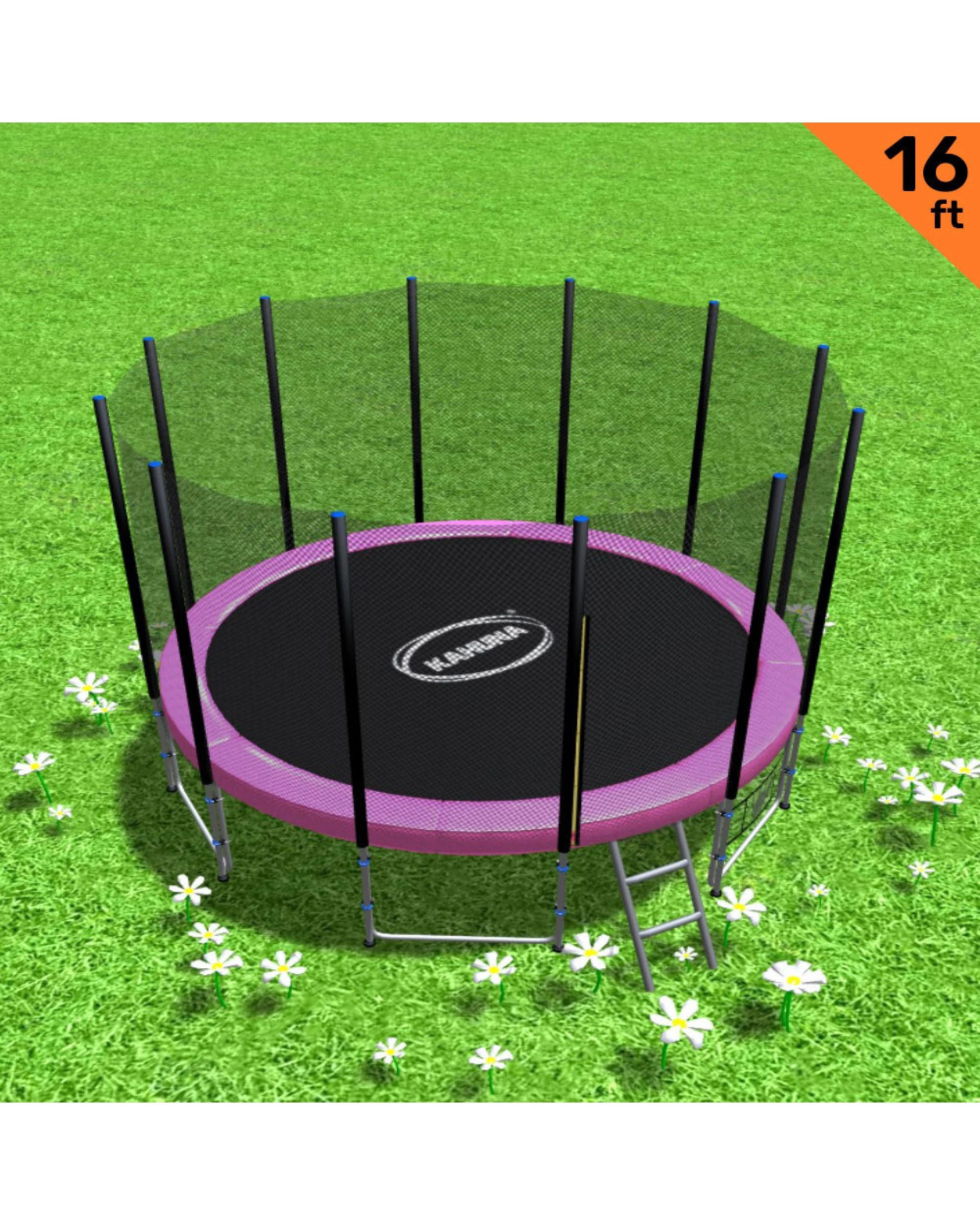 3 Kahuna Blizzard 16 ft Trampoline Outer Net Pad Mat, 3 of 6