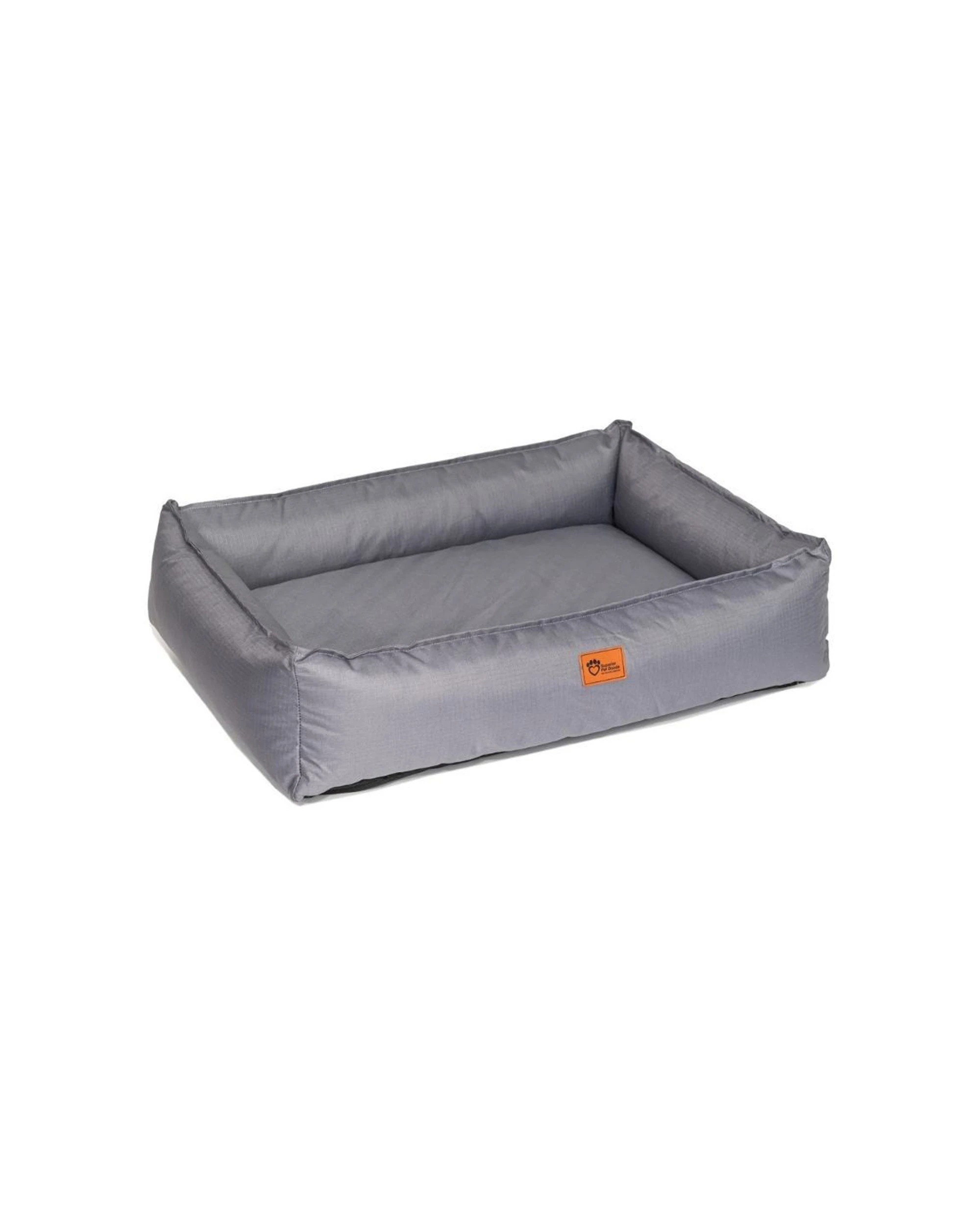 1 Superior Pet Goods Ortho Dog Lounger Orthopedic Dog Bed Jumbo Ripstop Durable - Grey, 1 of 4