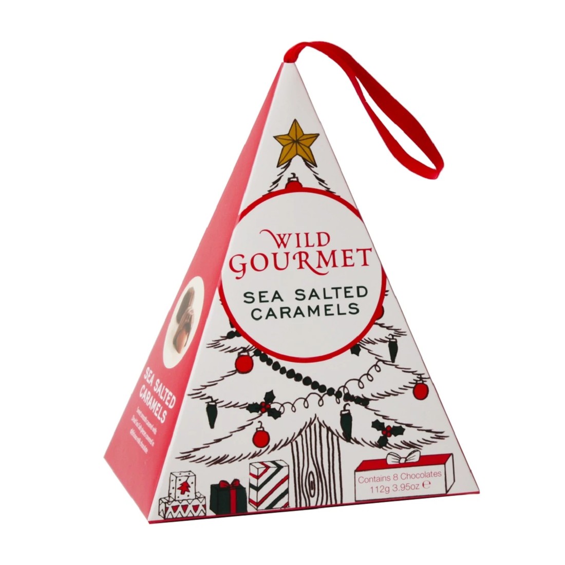 1 Wild Gourmet Tree Hanger Gift Box with Sea Salted Caramels 112g, 1 of 2