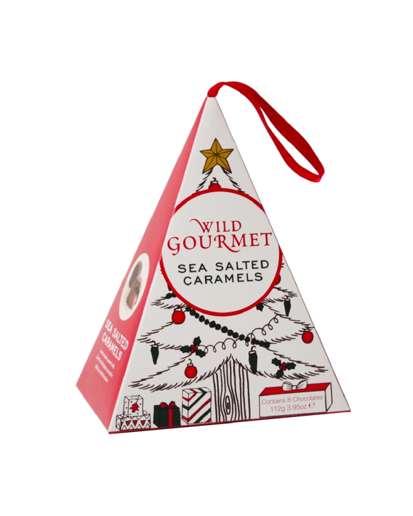 Wild Gourmet Tree Hanger Gift Box with Sea Salted Caramels 112g