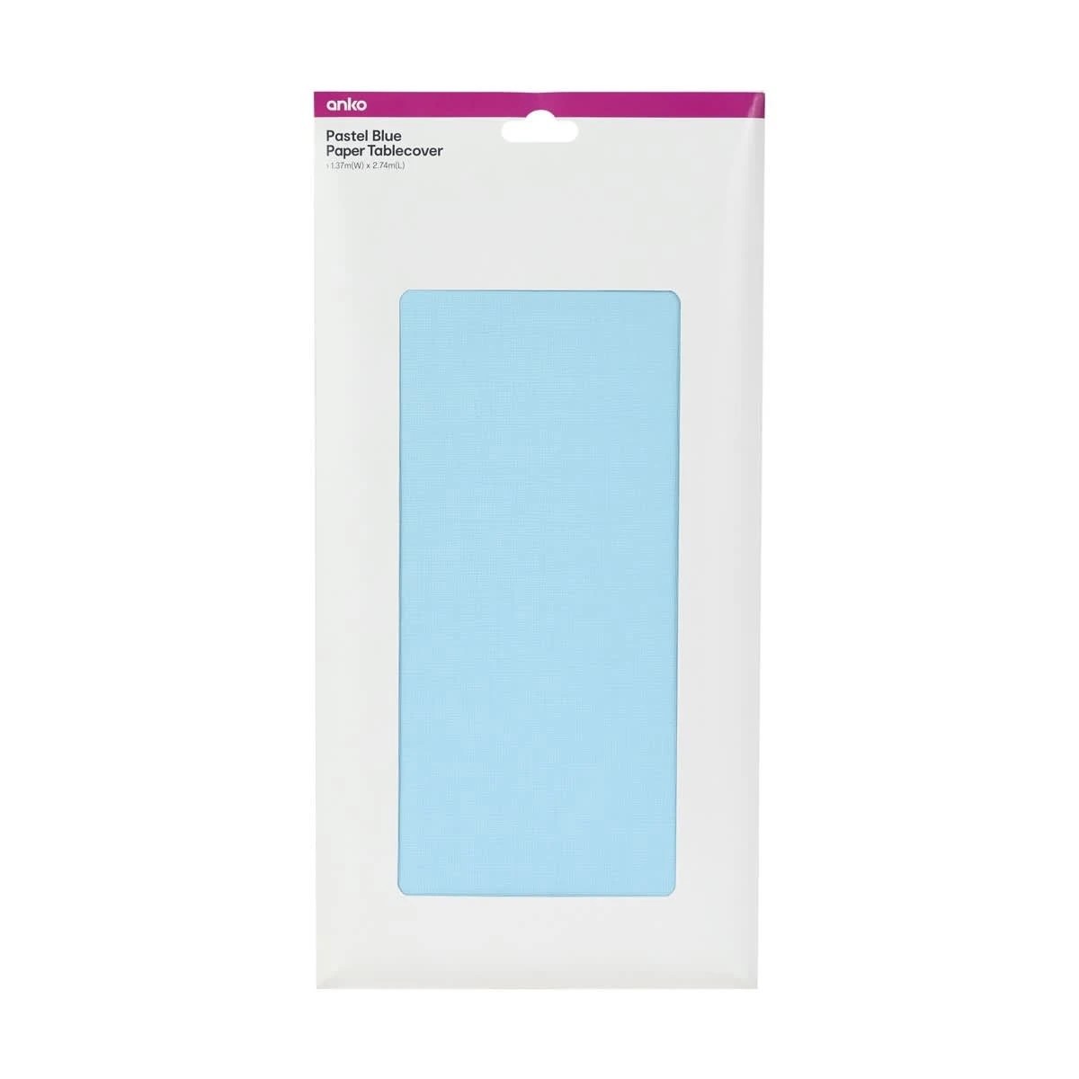 3 Paper Tablecover - Pastel Blue, 3 of 3