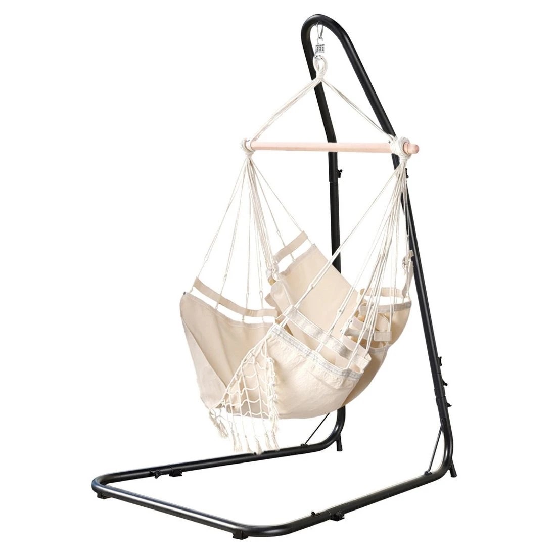 3 Gardeon Hammock Hanging Chair with Steel - Multi, 3 of 6