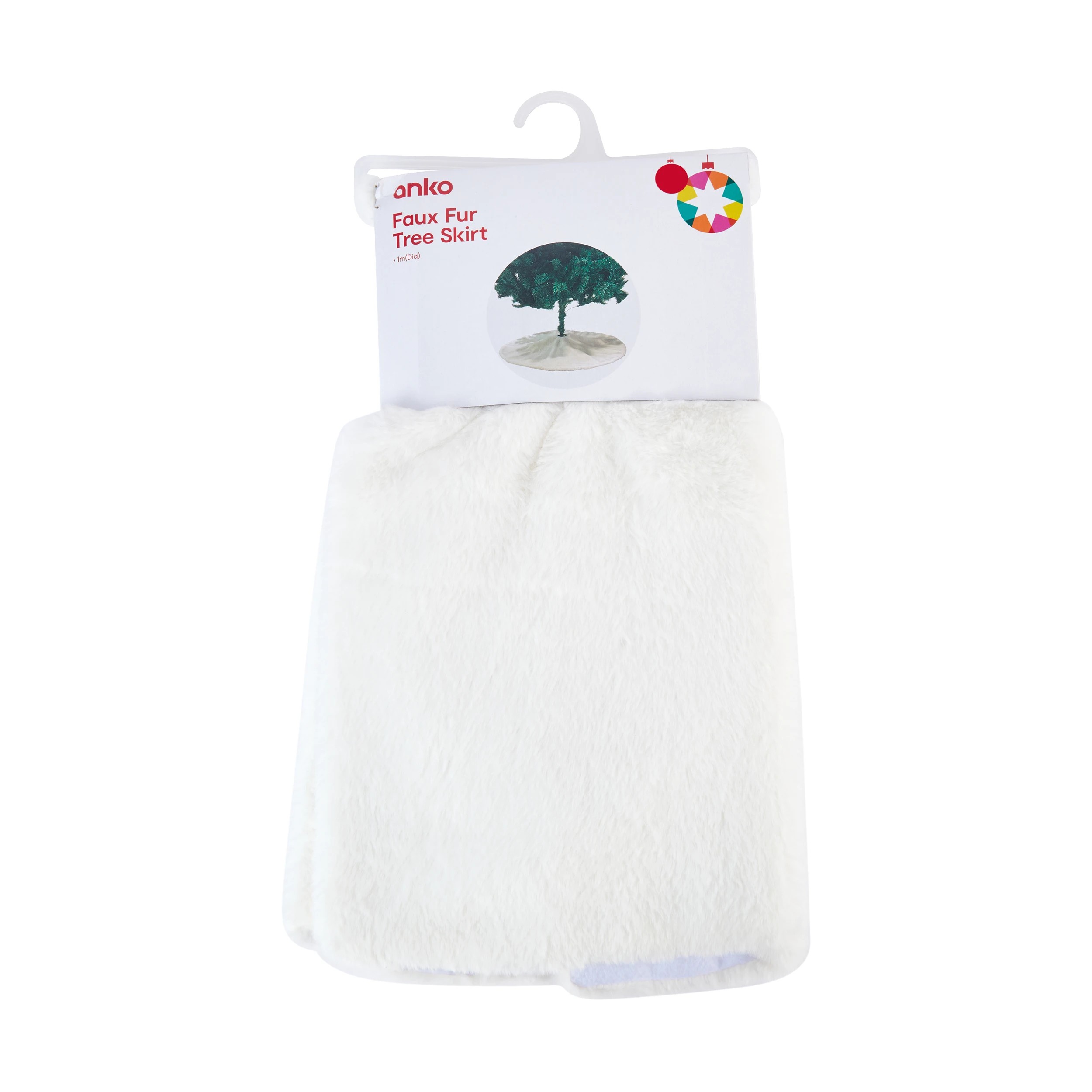 5 Faux Fur Tree Skirt, 5 of 5