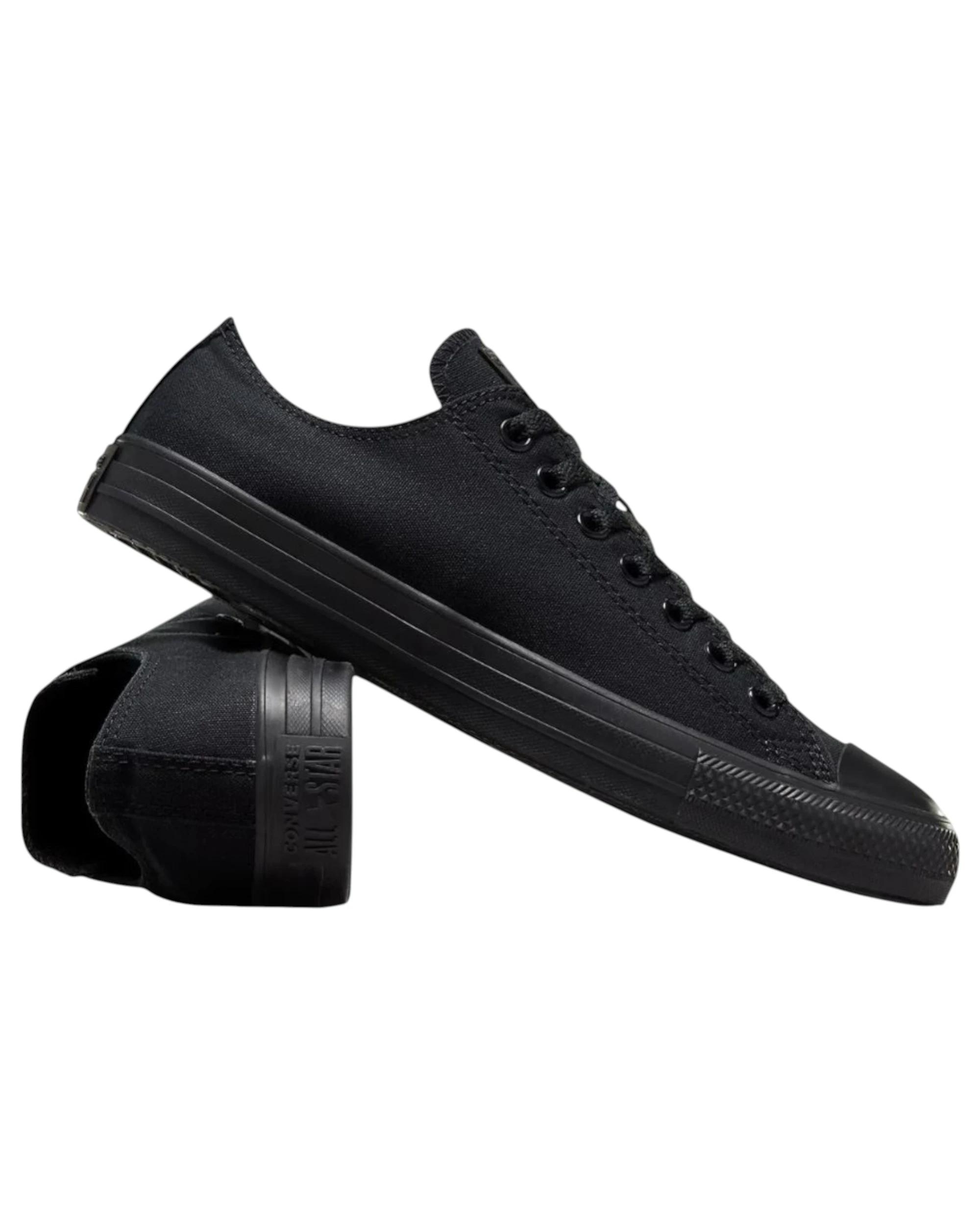 2 Converse Unisex Chuck Taylor All Star Classic High Top Shoes BLACK MONOCHROME, 2 of 9