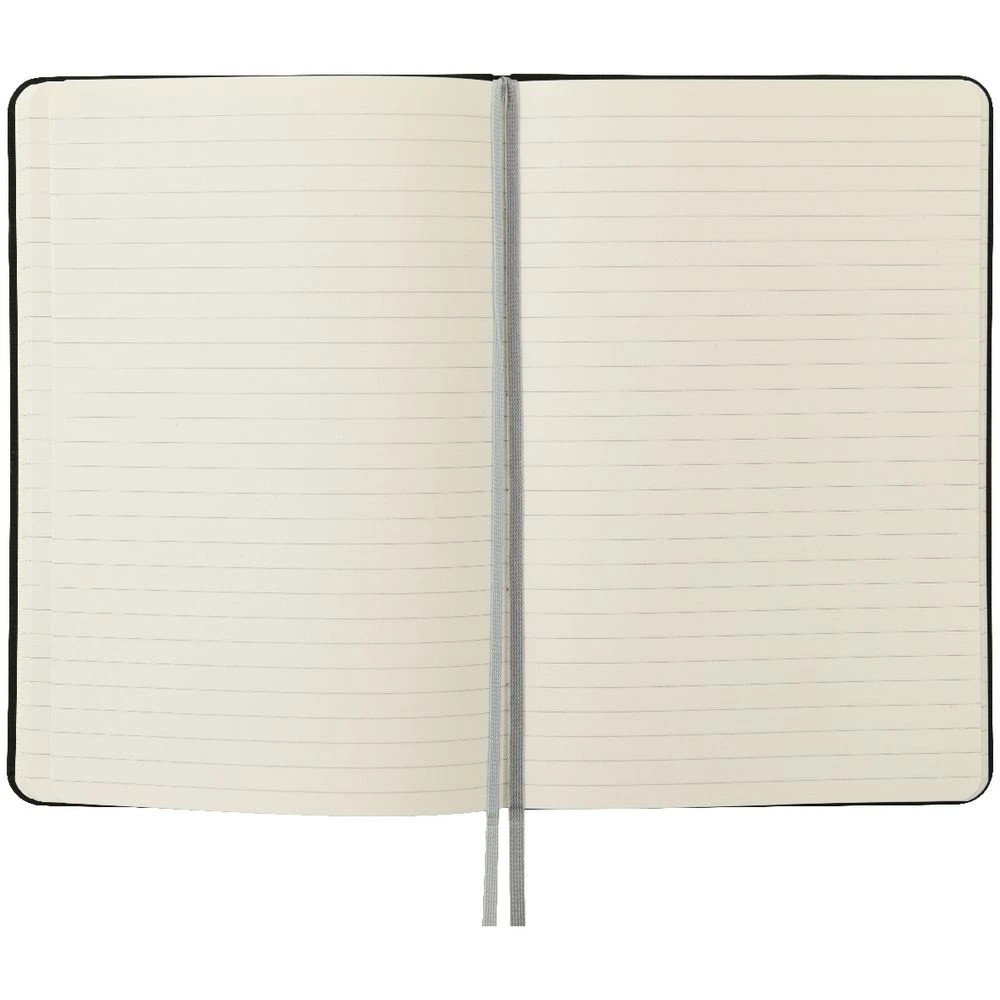 4 Modena A5 Linen Ruled Notebook Black, 4 of 5