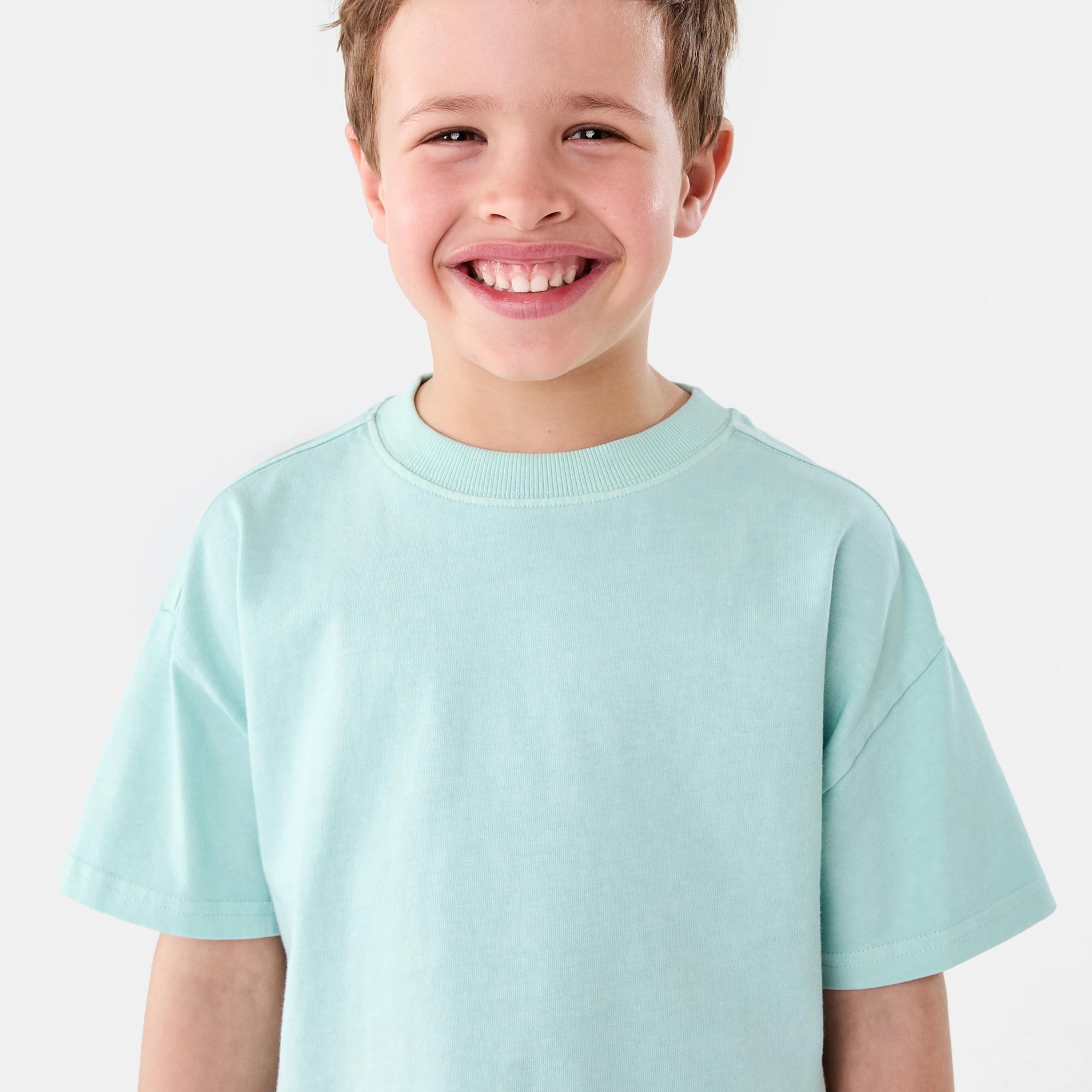 3 Oversized Washed T-shirt DUSTY EGGSHELL, 3 of 7