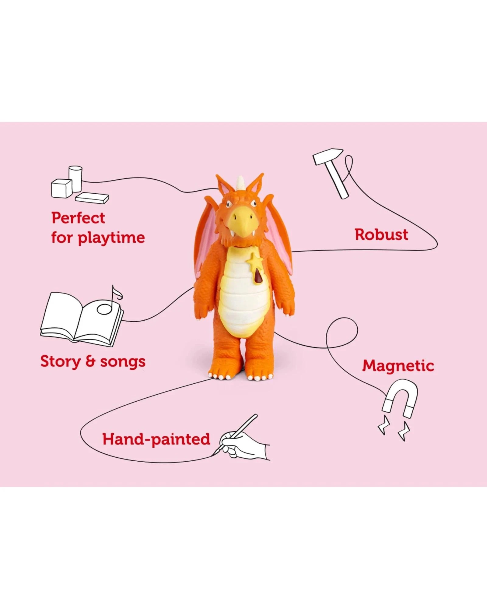 3 Julia Donaldson - Zog Tonie Audio Character - Orange, 3 of 6